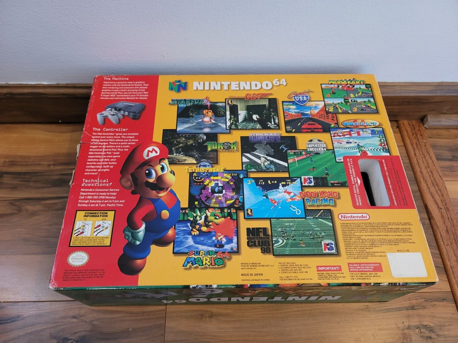 Nintendo 64 N64 Launch System Console CIB Complete In Box Great Shape 14