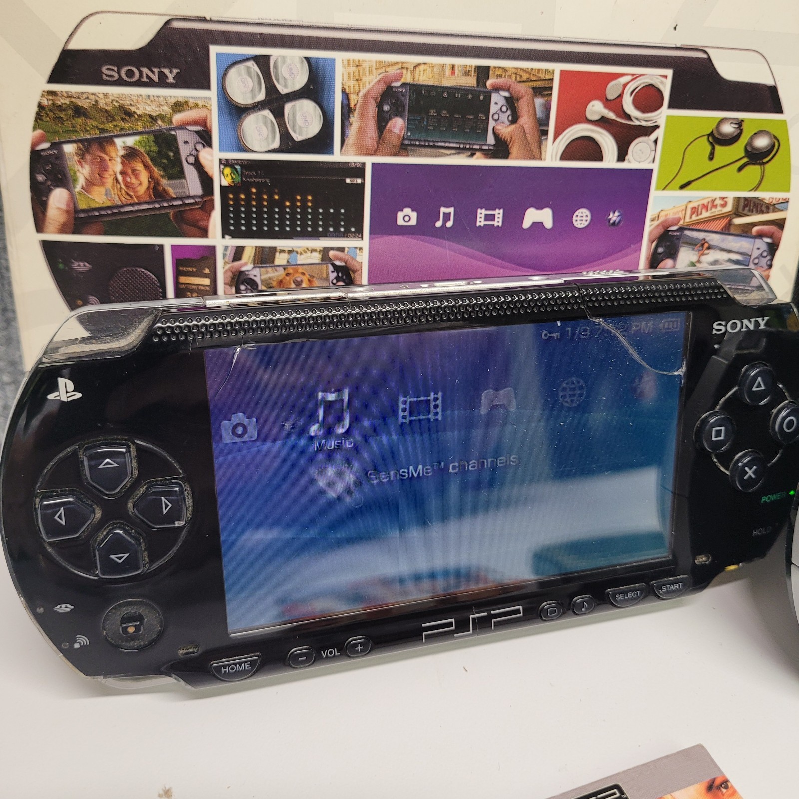 Sony PSP-3001 & PSP-1001 System Bundle W/ Storage, Game, DVD and Charger Read!