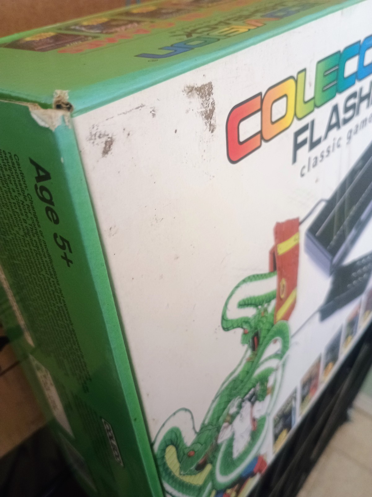 AtGames ColecoVision 32MB Black Game Console Open Box 60 Games Flashback Limited