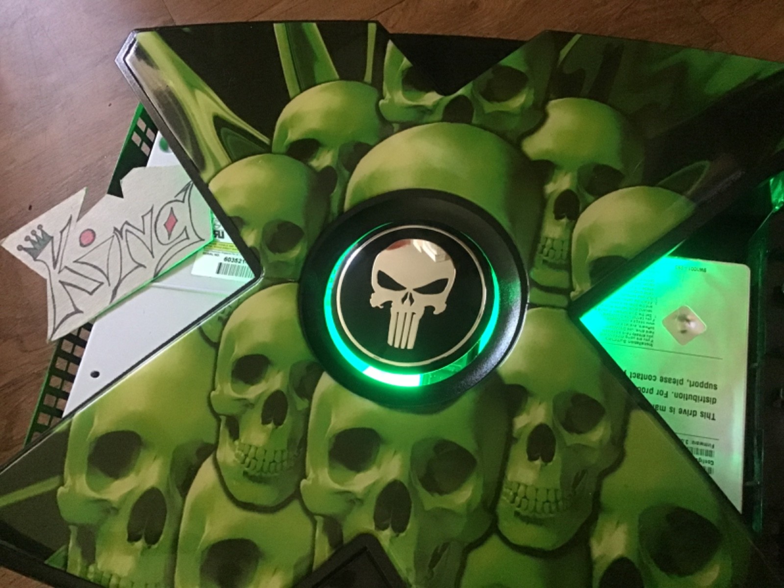 ⚜🧿 Special KING Edition Original Xbox Console case✨ the Scary Skulls case✨ ✨ 1