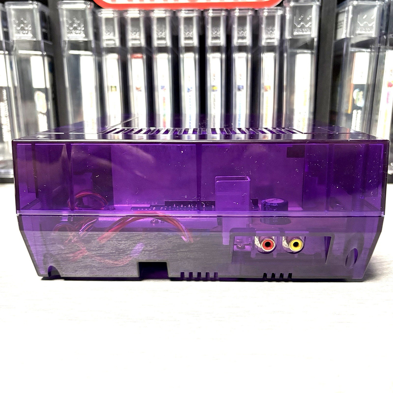 Custom Transparent Purple Nintendo NES Console Very Nice!