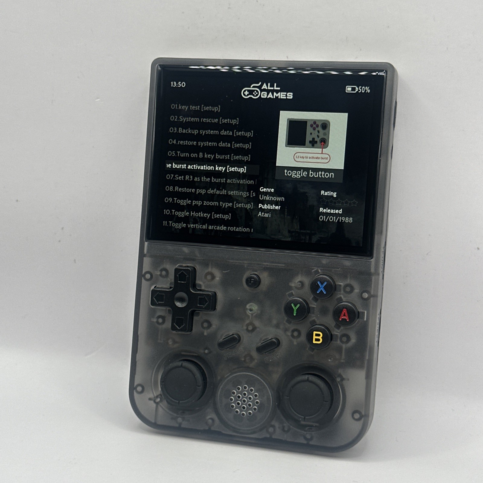 Portable RG353VS Retro Game Console with 3.5» IPS Display & 5G WiFi Support