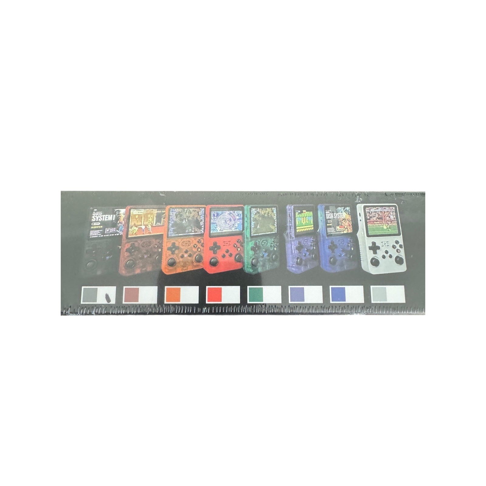 R36S Handheld Game Console Kids OS Purple R36S Retro 64GB Screen Dual Joystick