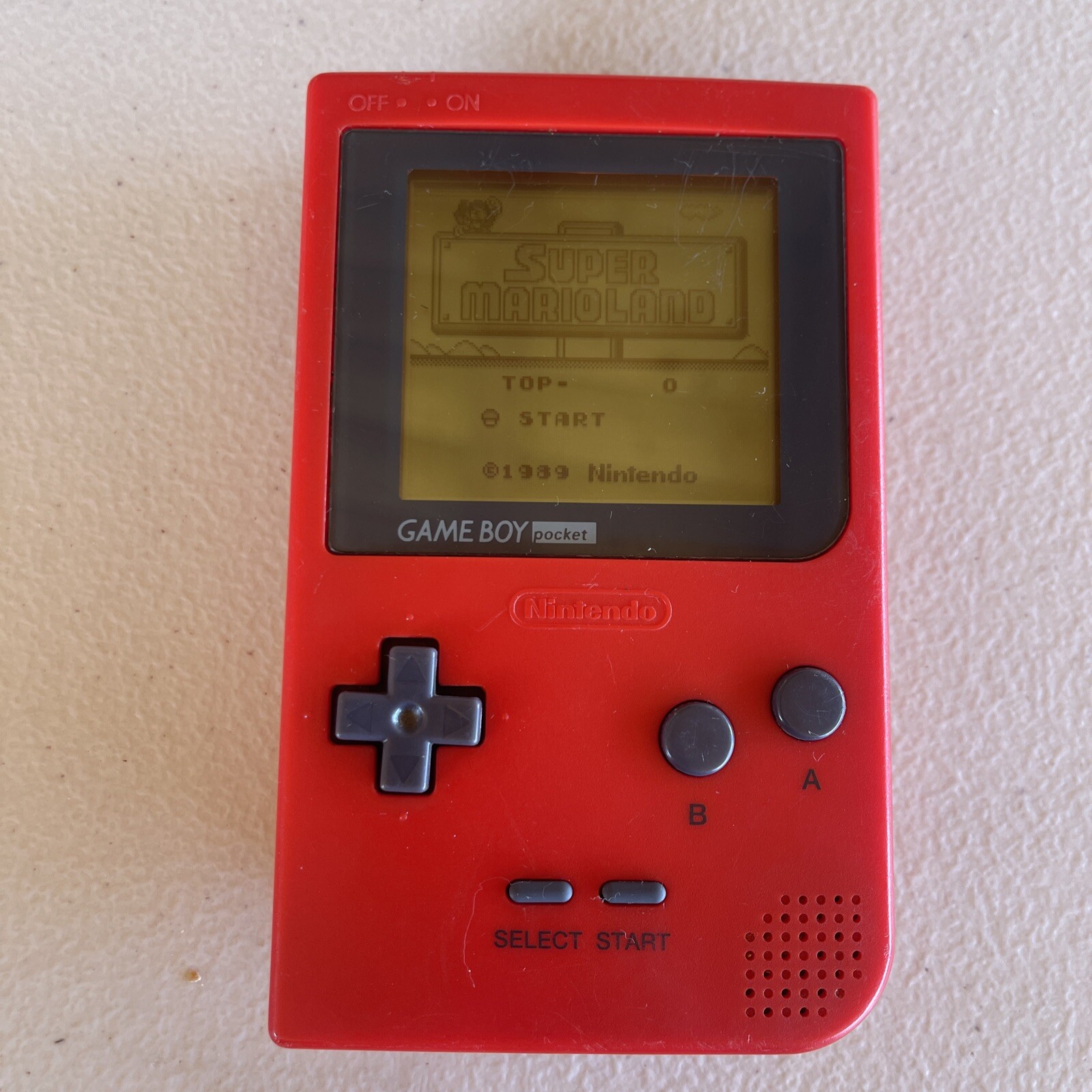 Nintendo Game Boy Pocket – Red works perfect no issues. super mario land pac man