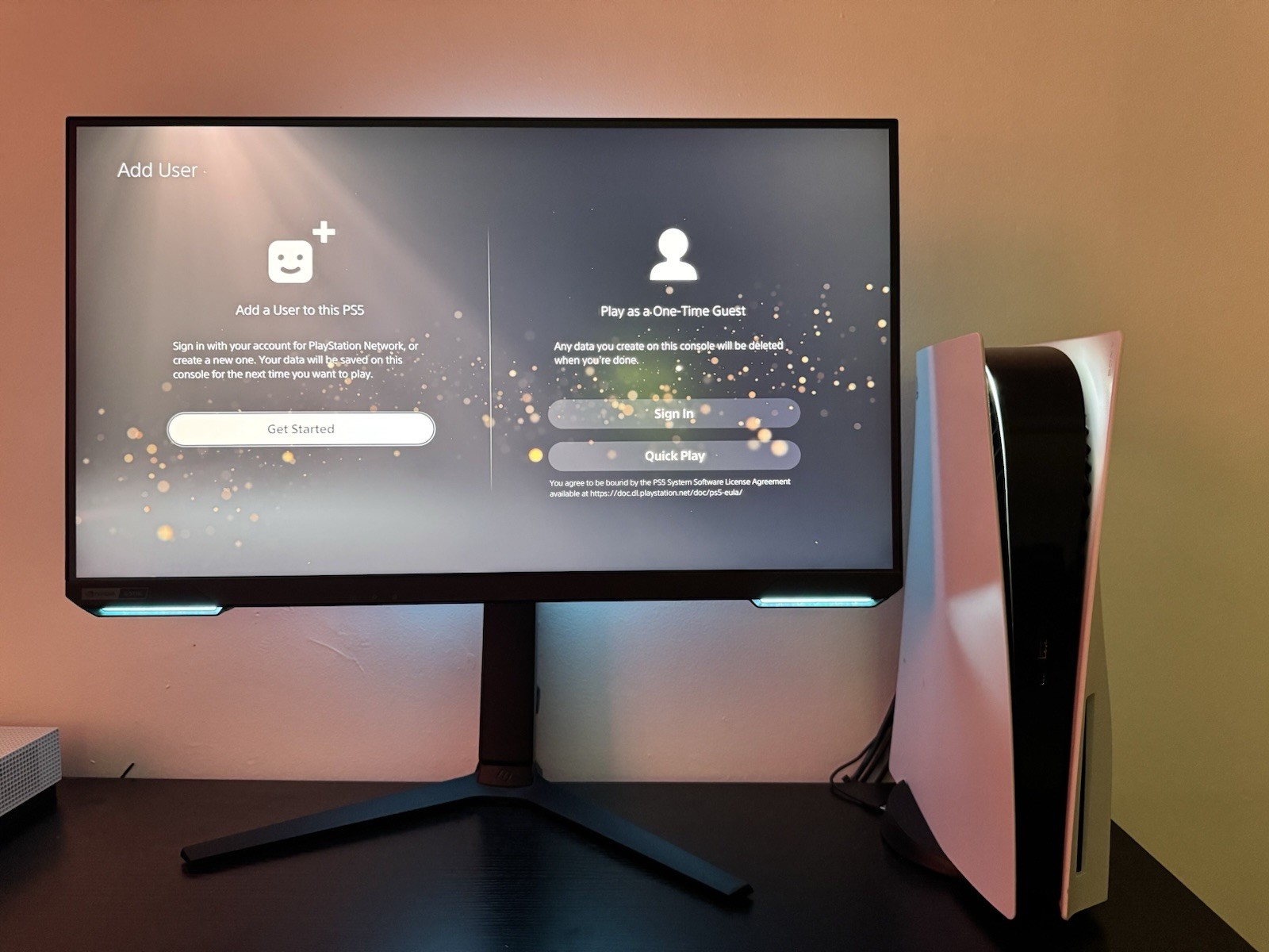 PS5 And Gaming Monitor