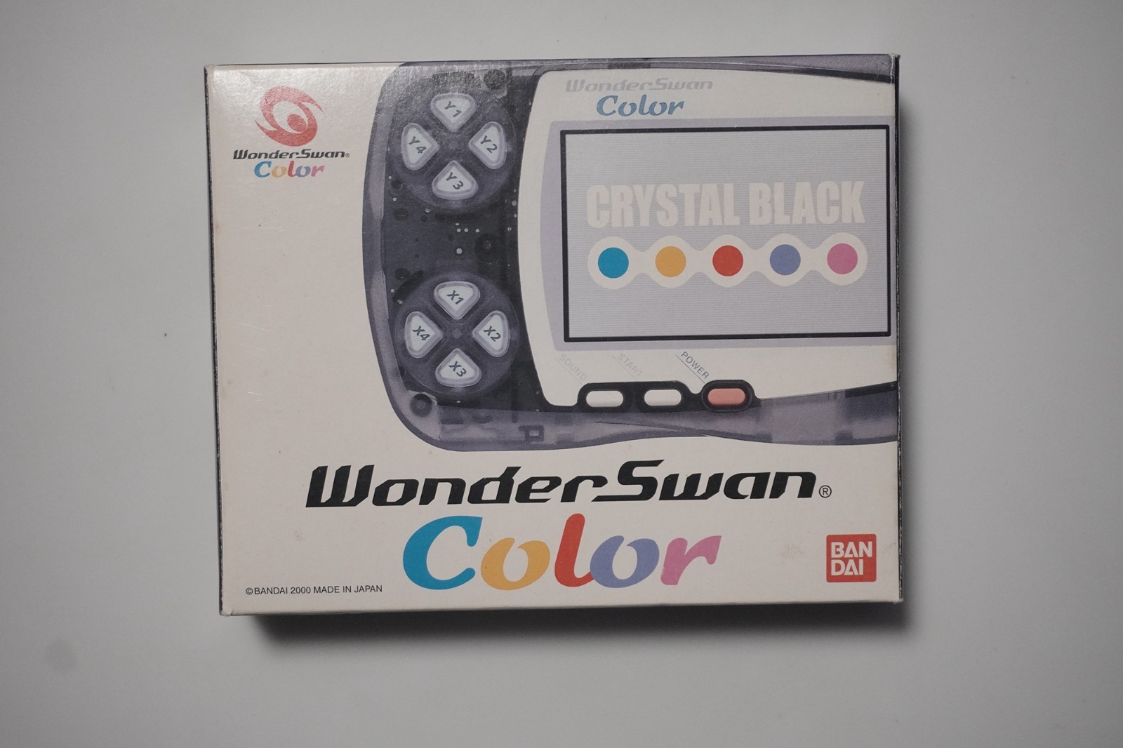 WonderSwan Color console Crystal Black boxed Japan system US Seller