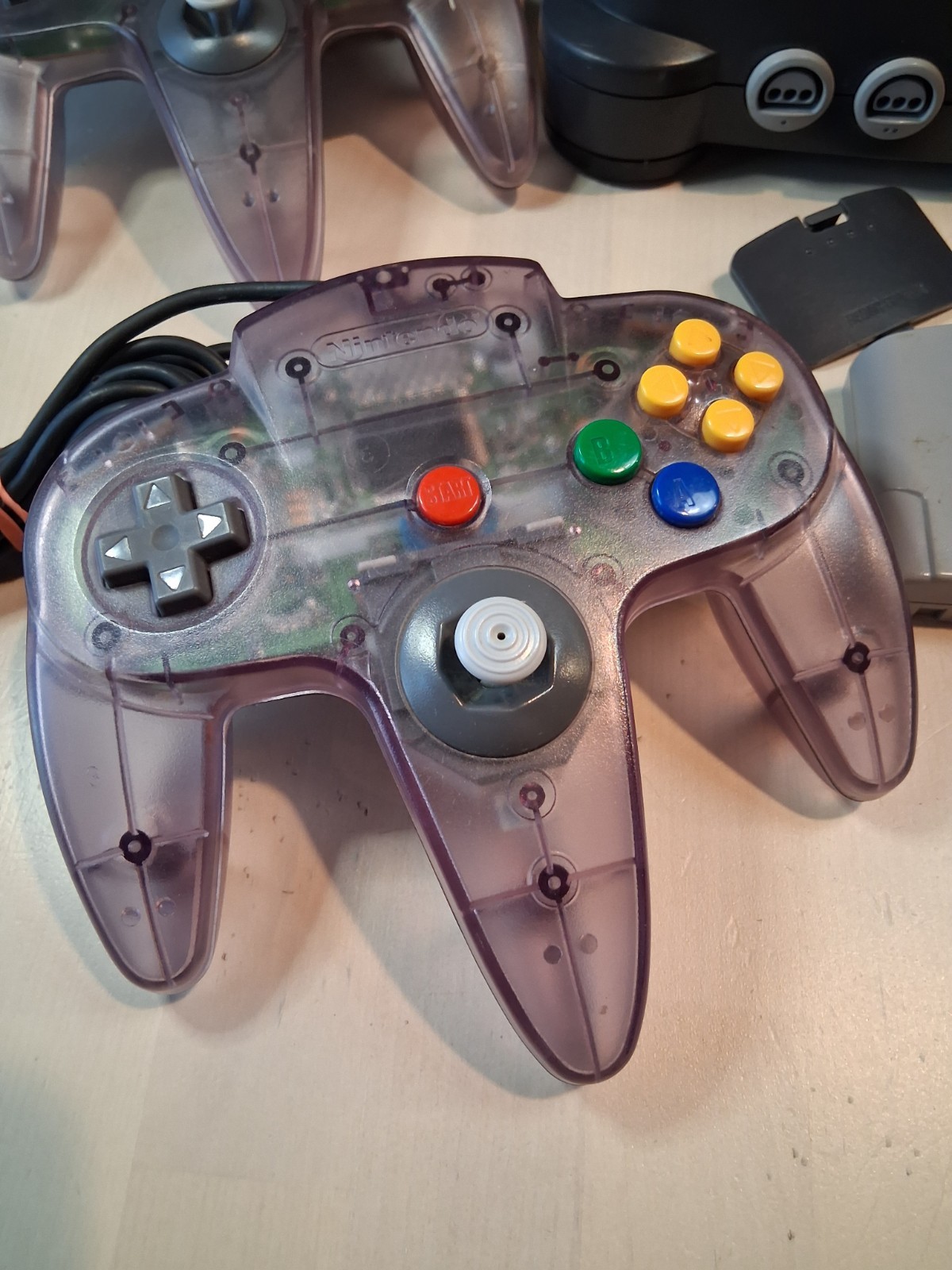 Nintendo 64 N64 Console 4 Controllers Expansion Pak GoldenEye Tested FREE SHIP