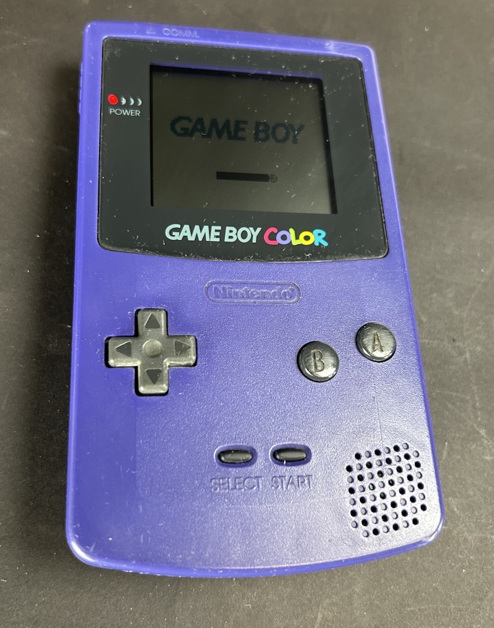 1998 Game Boy Color Grape CGB-001 Works