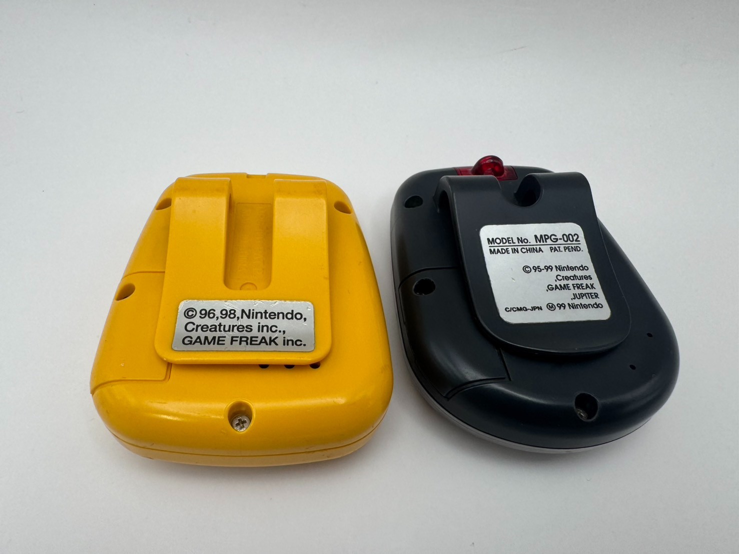 Pocket Pikachu Color Yellow &Clear 2 set Pedometer Pokemon Japan Tested