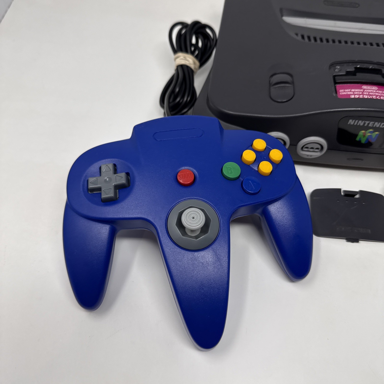 Nintendo 64 N64 Console NUS-001 (JPN) + 1 Controller + Power Cables Tested READ