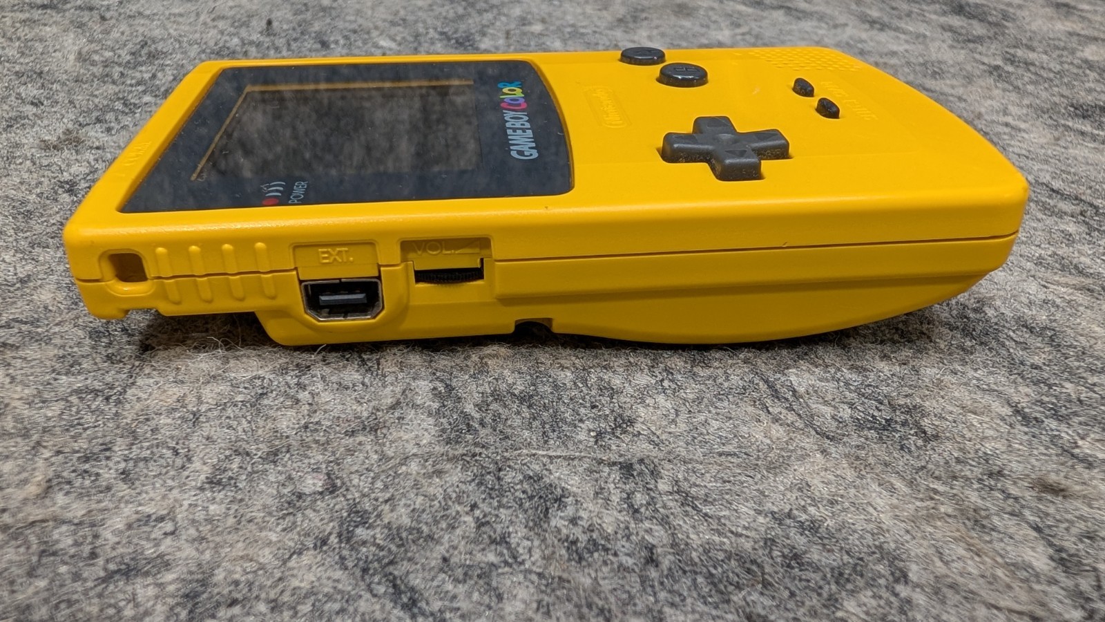 Nintendo Game Boy Color Handheld Console CGB-001 GBC Dandelion Yellow Bundle