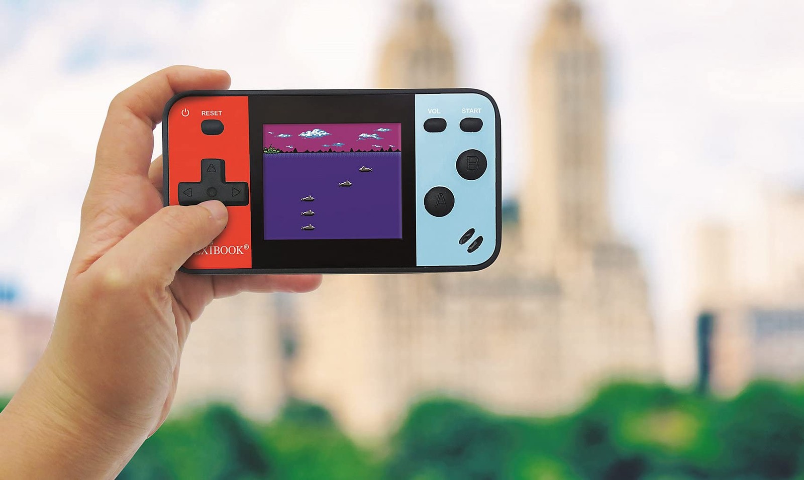 Portable Electronic Game Console with 150 Classic Games 1.8 Inch LCD Display