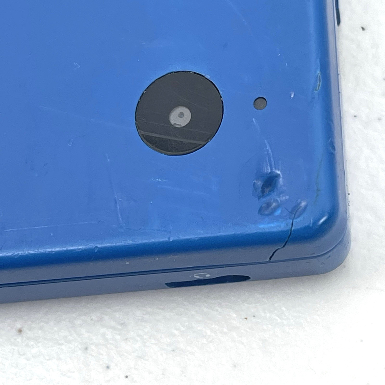 Nintendo DSi Matte Blue Console USA Parts Only Powers On OEM Charger VIDEO