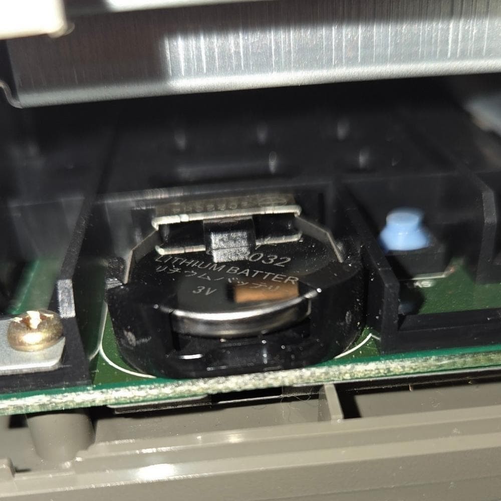 Boot confirmed battery replaced Sega Saturn main unit HST 3210 with controller