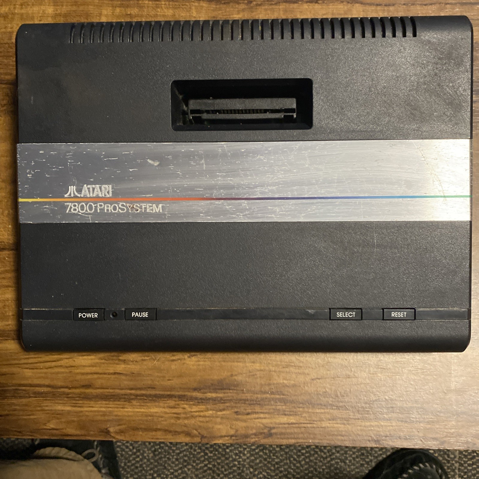 Atari 7800 ProSystem console with its controllers And Extras Tested Works!