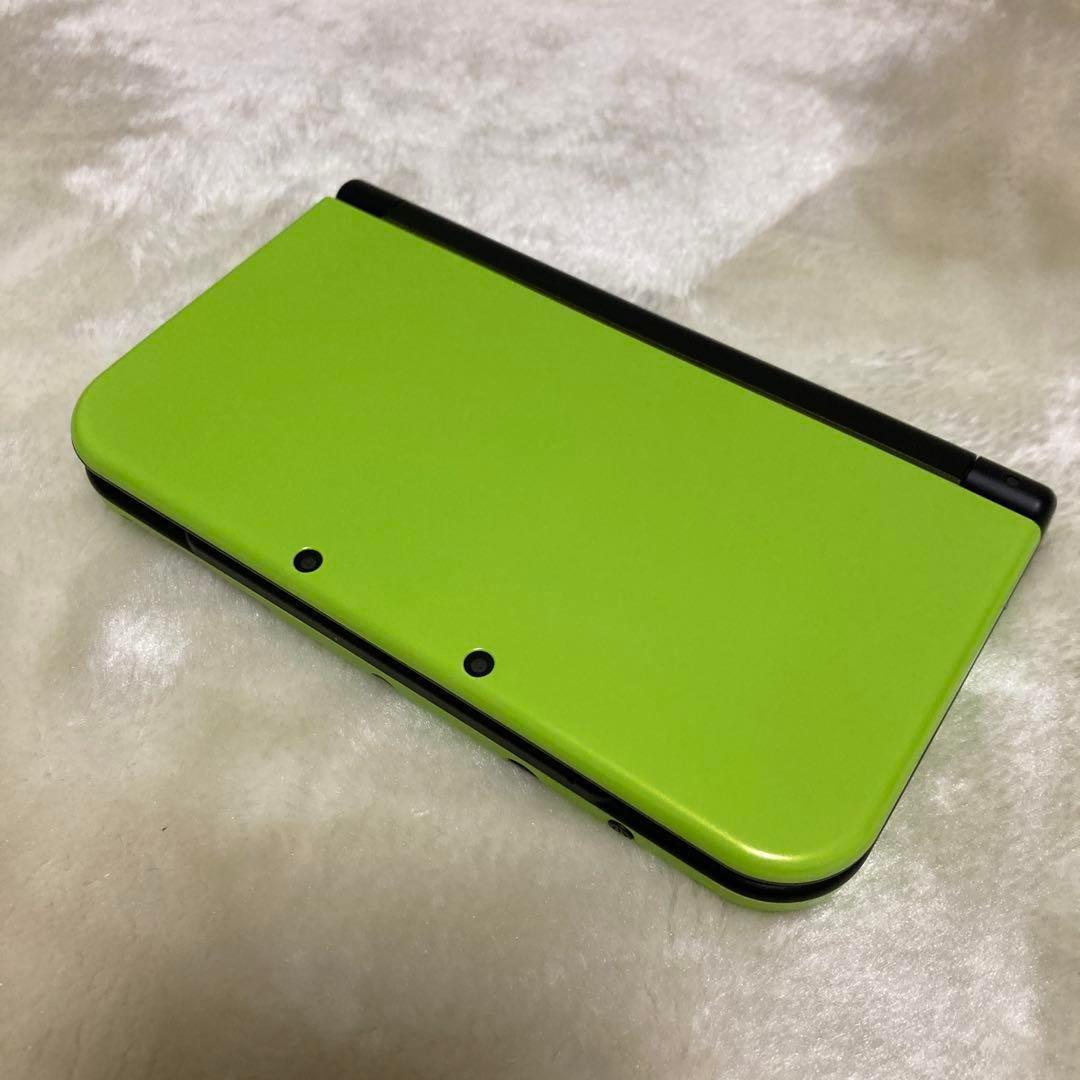 New Nintendo 3DS LL Lime Green Black Console Japanese ver Good Condition Tested
