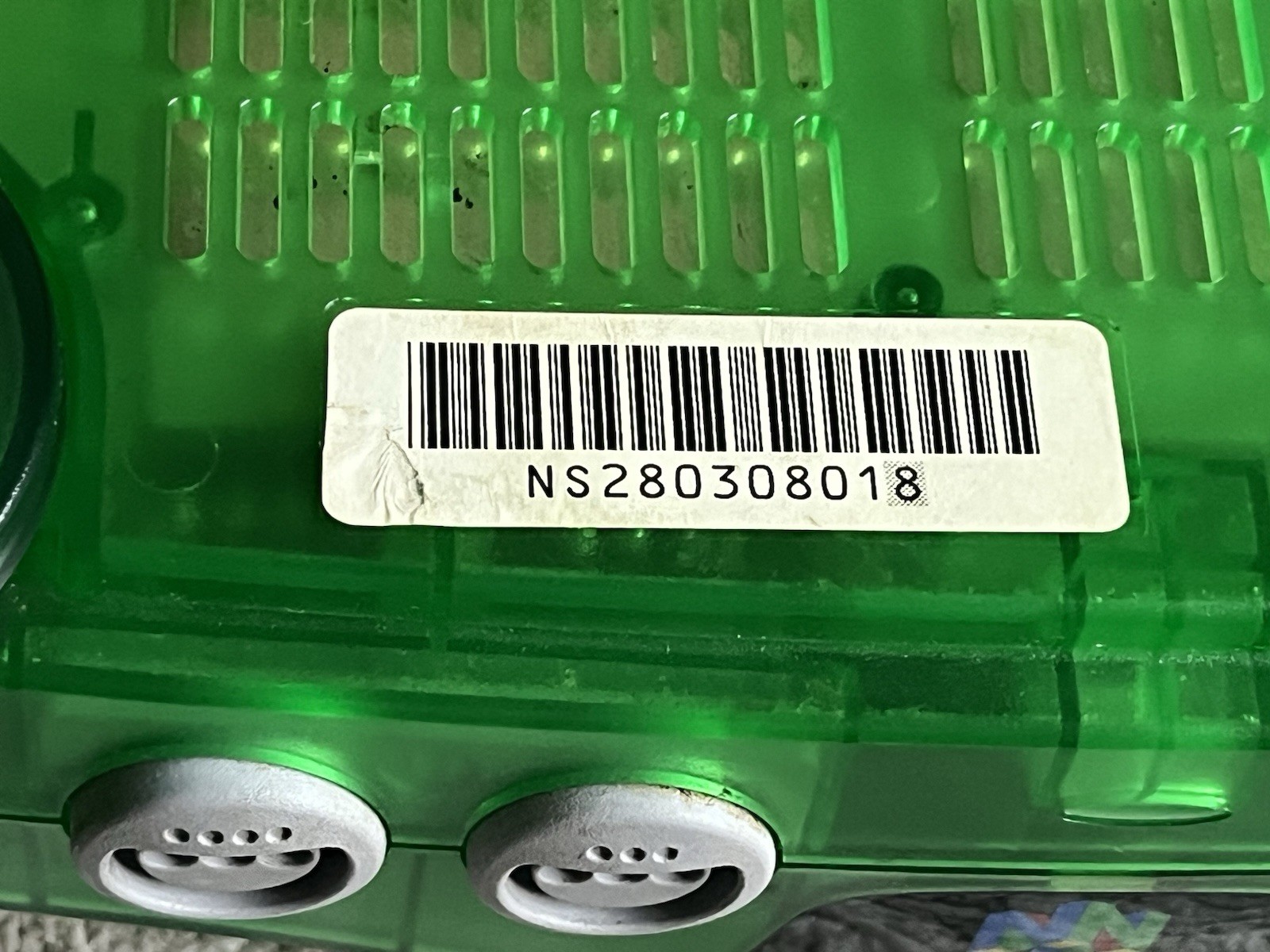 Nintendo 64 Funtastic Clear Jungle Green Console Only NUS-001 OEM Original