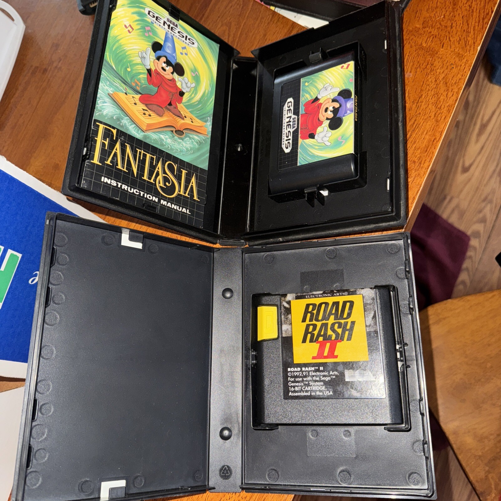 SEGA Genesis Model 3 Core Boxed System Bundle 26 Games Sonic2 Joe & Mac ++++