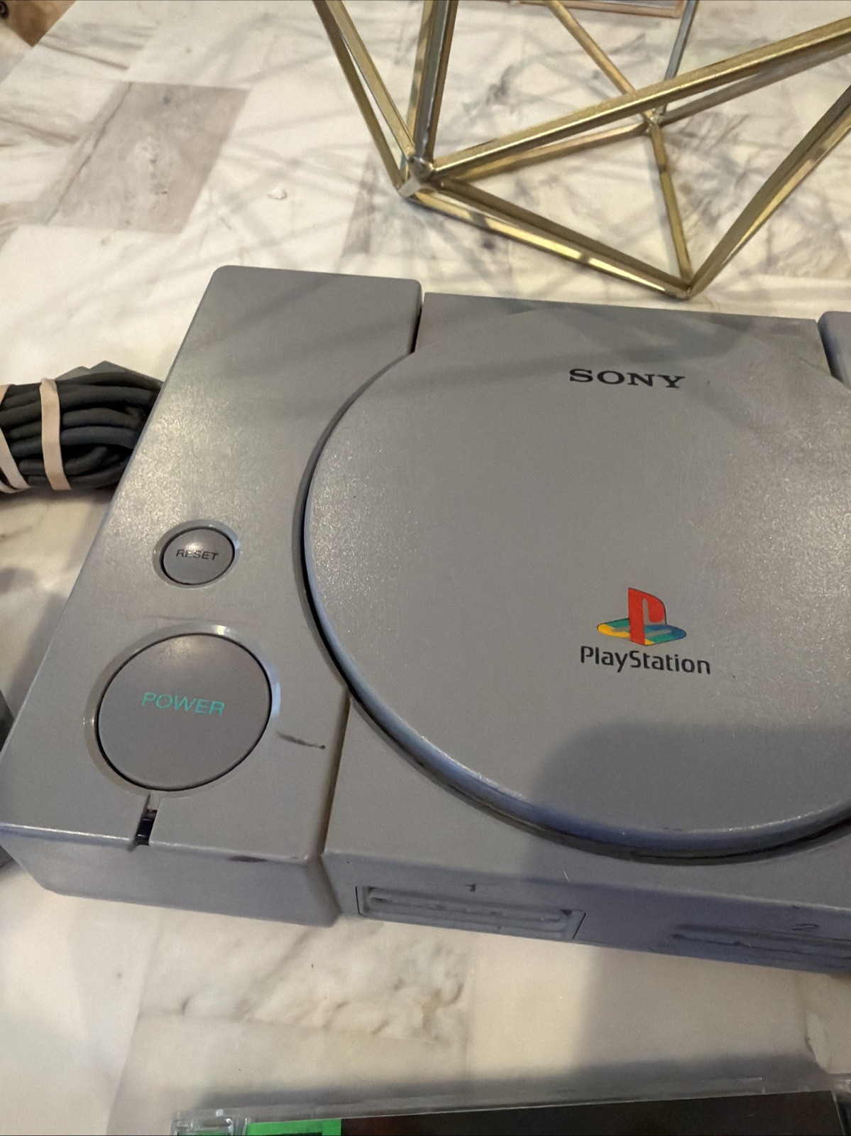 Sony PlayStation 1 PS1 SCPH-7001 Console OEM Controller Tomb Raider 2 + 2 Games