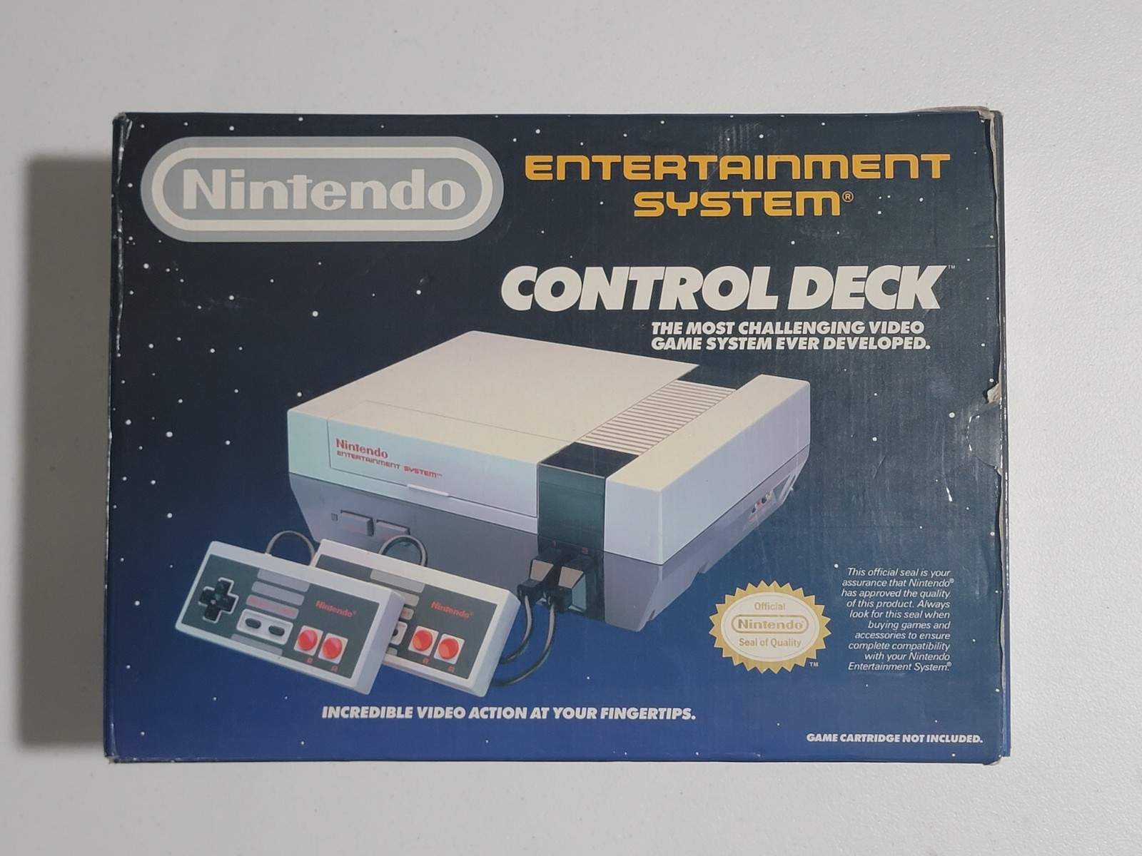 Nintendo 1988 NES-001 Console Control Deck CIB Open Box Complete Tested