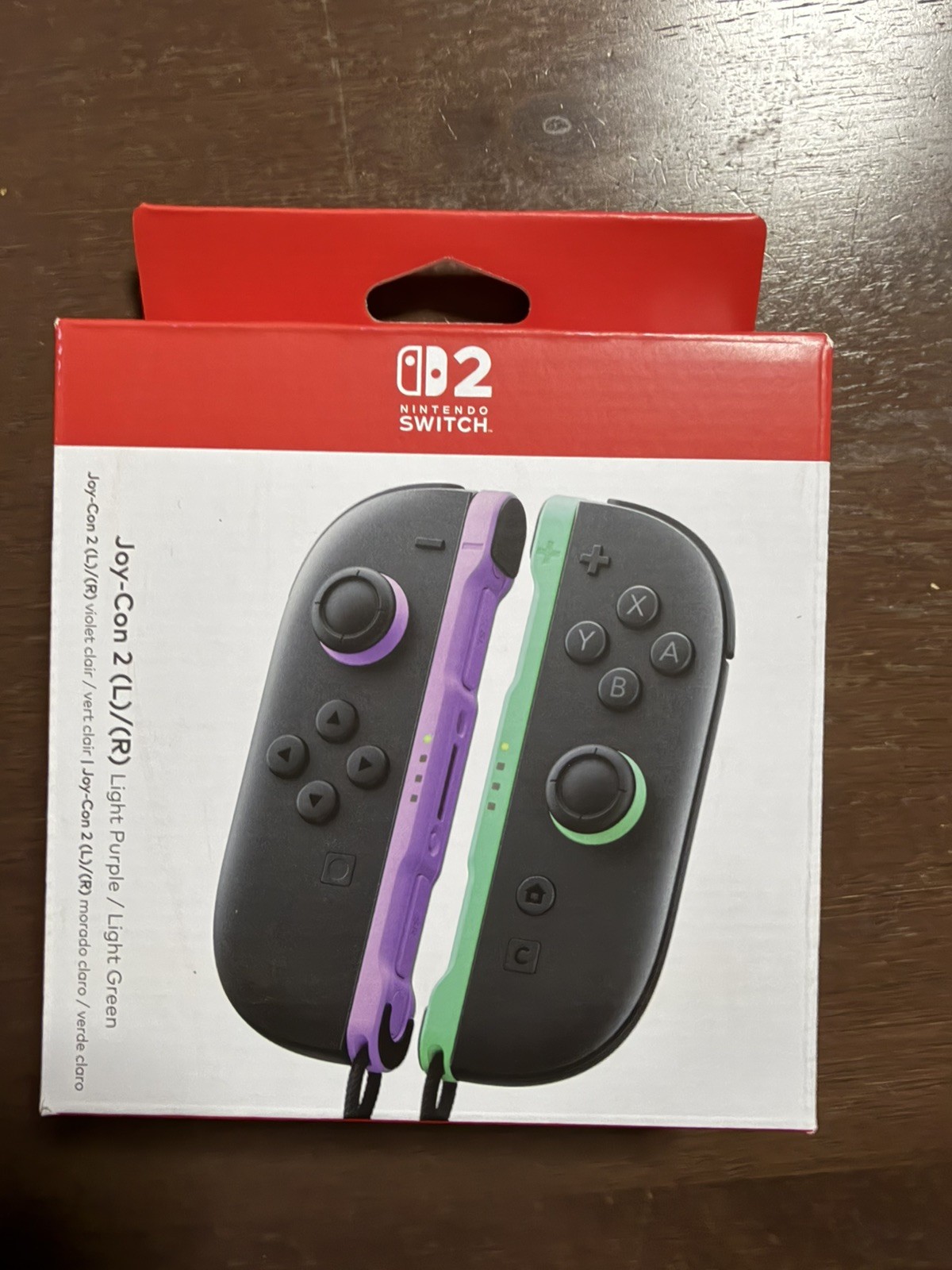 Nintendo Switch 2 Joy-Con Left & Right, Light Purple/Light Green brand new