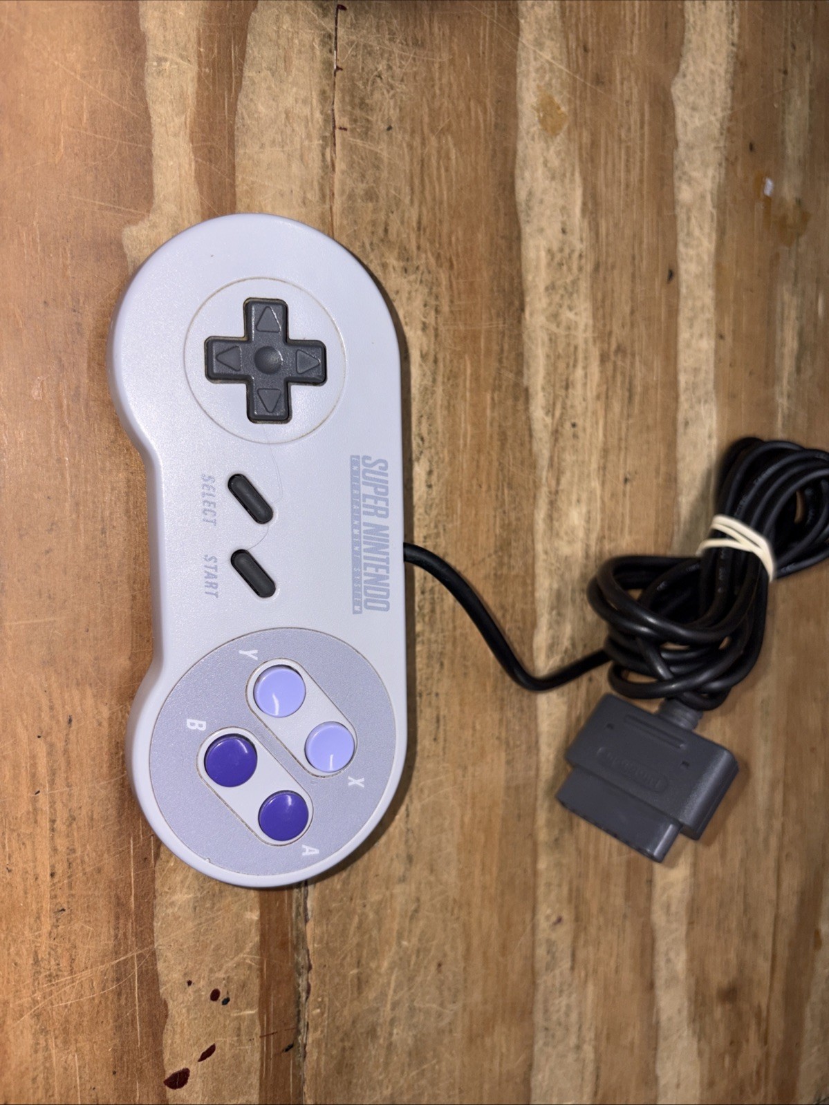 Super Nintendo SNES Console Bundle w/ OEM Controller, Cords & 3 Mario Games