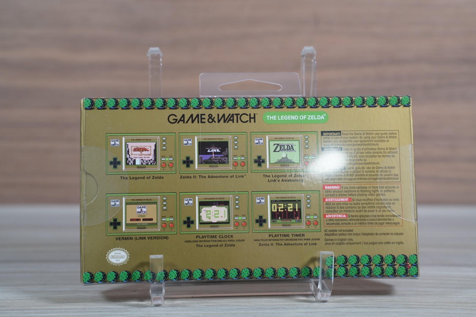 NEW/SEALED Nintendo Game & Watch: The Legend of Zelda Handheld
