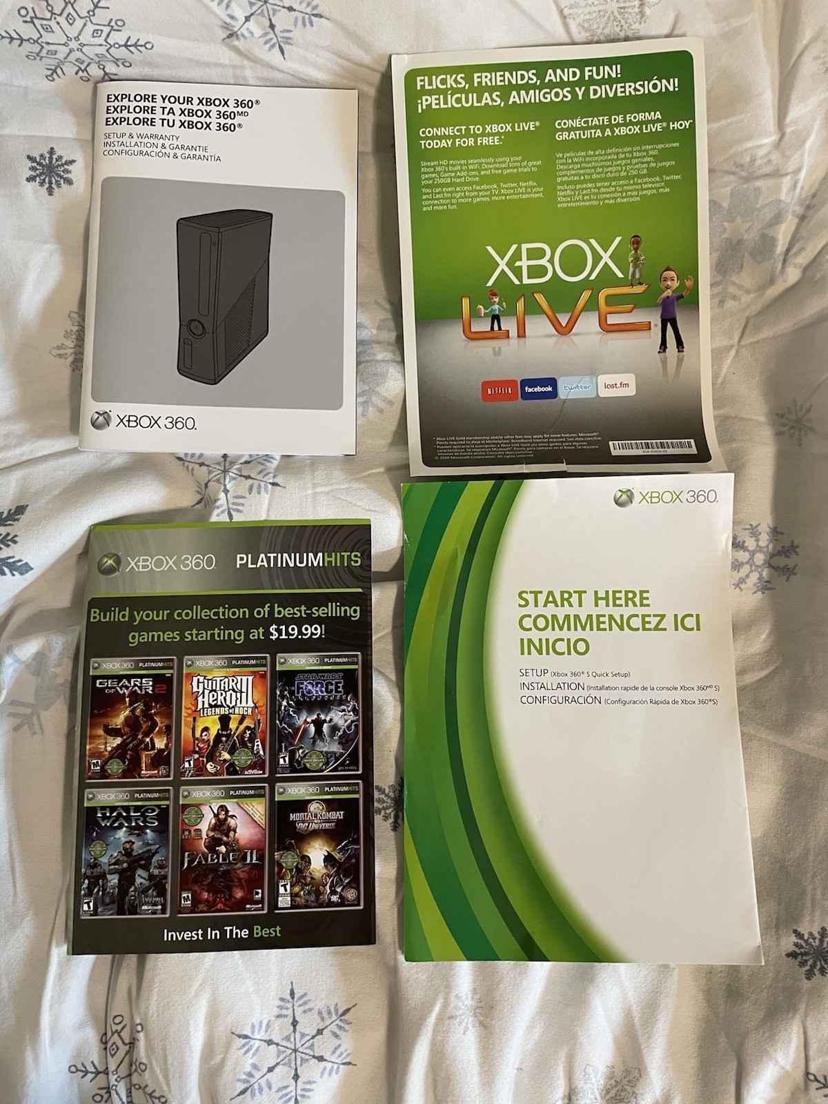 Xbox 360 Halo Reach Edition Console CIB-Extra Controller-Cooling Fan-Cables-Nice