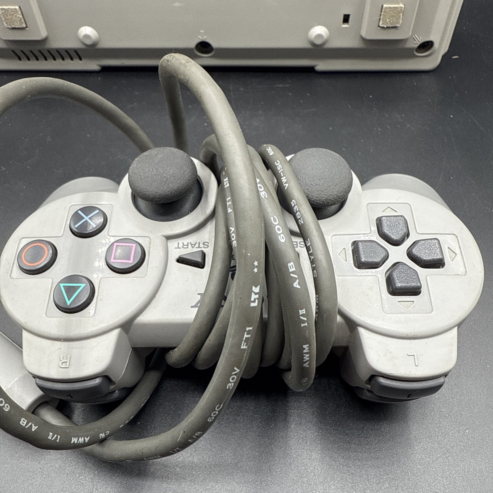 Sony PlayStation 1 Video Game Console – Gray SCPH-7501 1 Controller NO CABLES