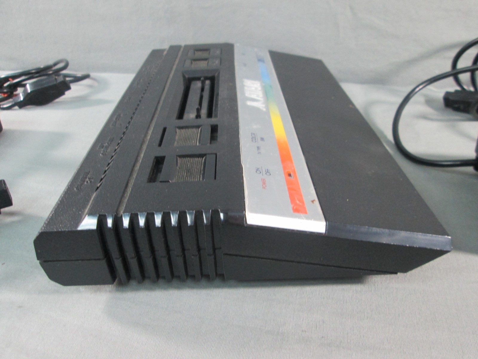 Atari 2600 JUNIOR CONSOLE w/ Controllers & Extras TESTED Vintage 1986 JR #2