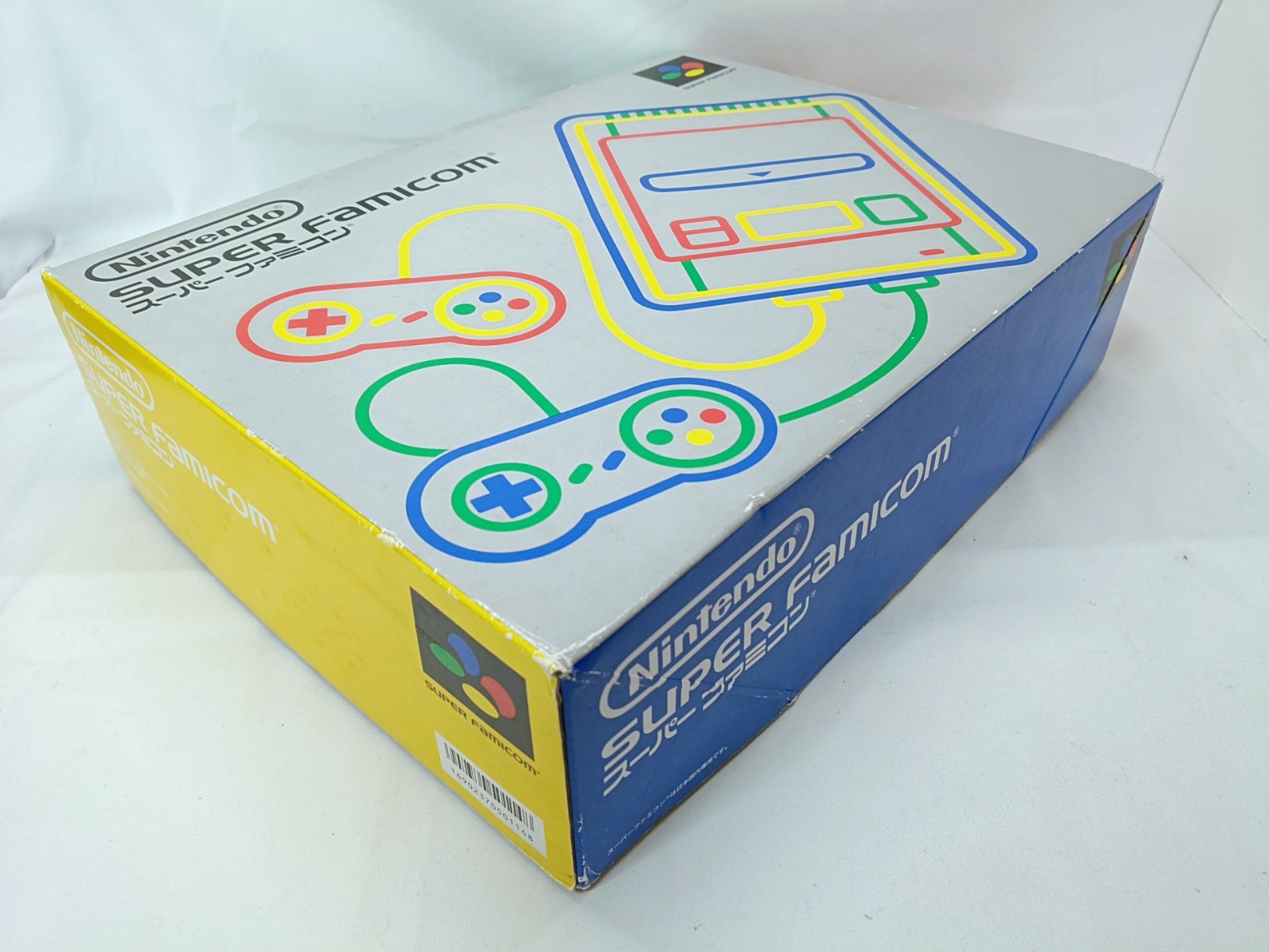 Super Famicom Console & Multi Tap & 5 Controllers Bomberman 2 Nintendo Tested