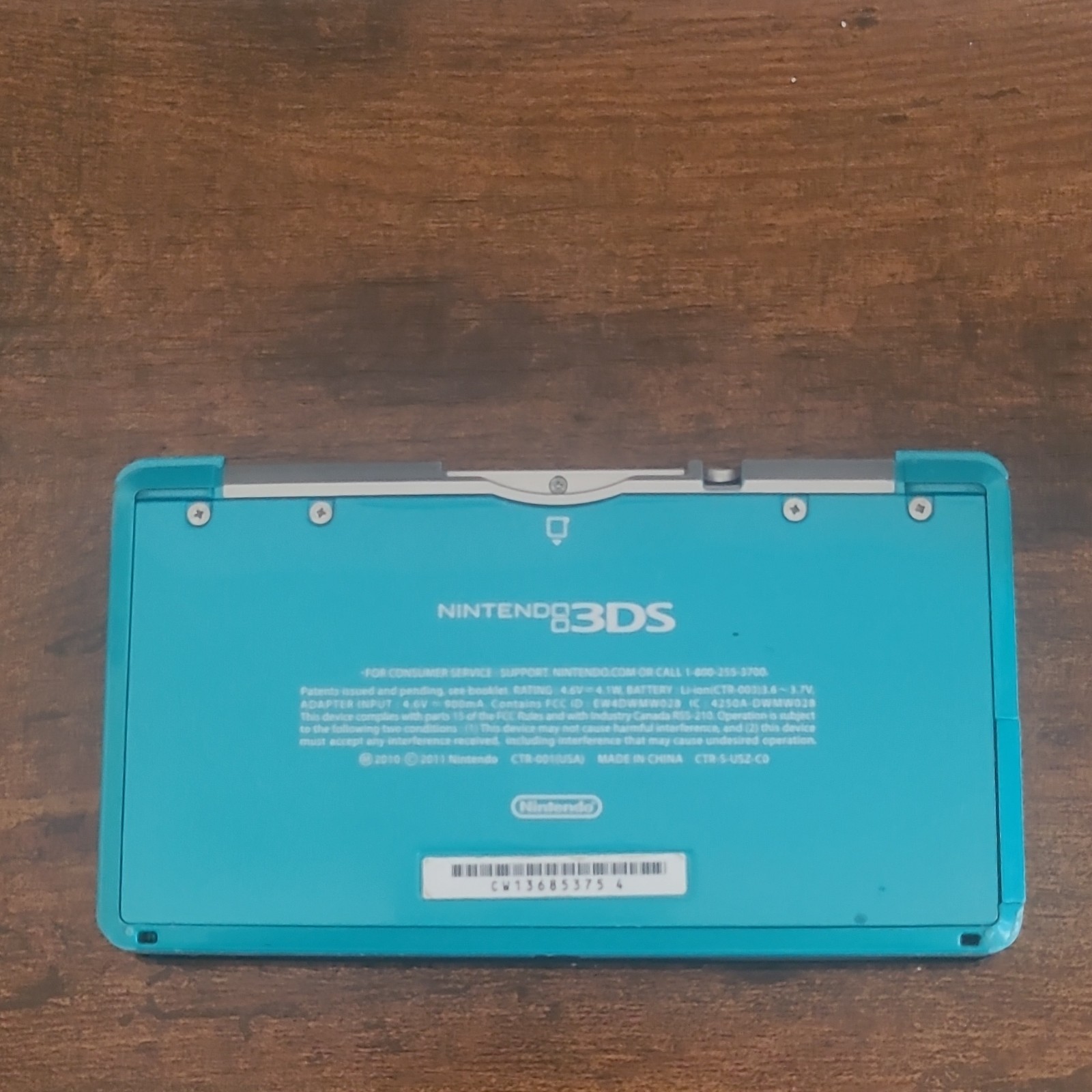 Nintendo 3DS Blue Handheld System 3D Capability 2GB Region Free CTR-001