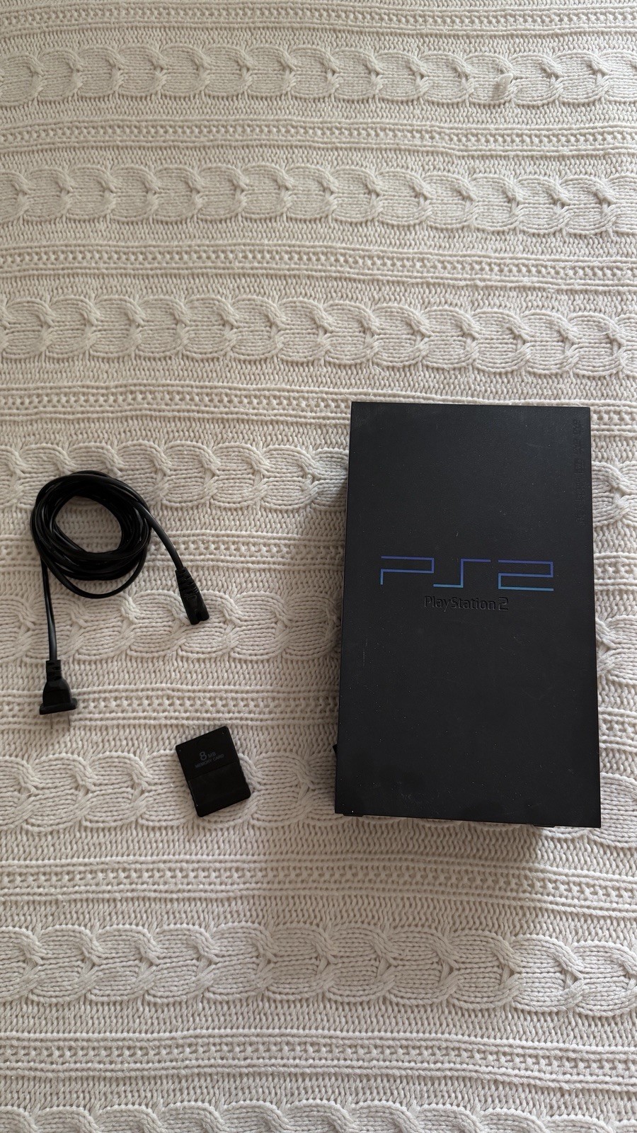 Sony: Japanese PlayStation 2 MODEL: 3900 with a 8MB Memory Card and a Power Cord