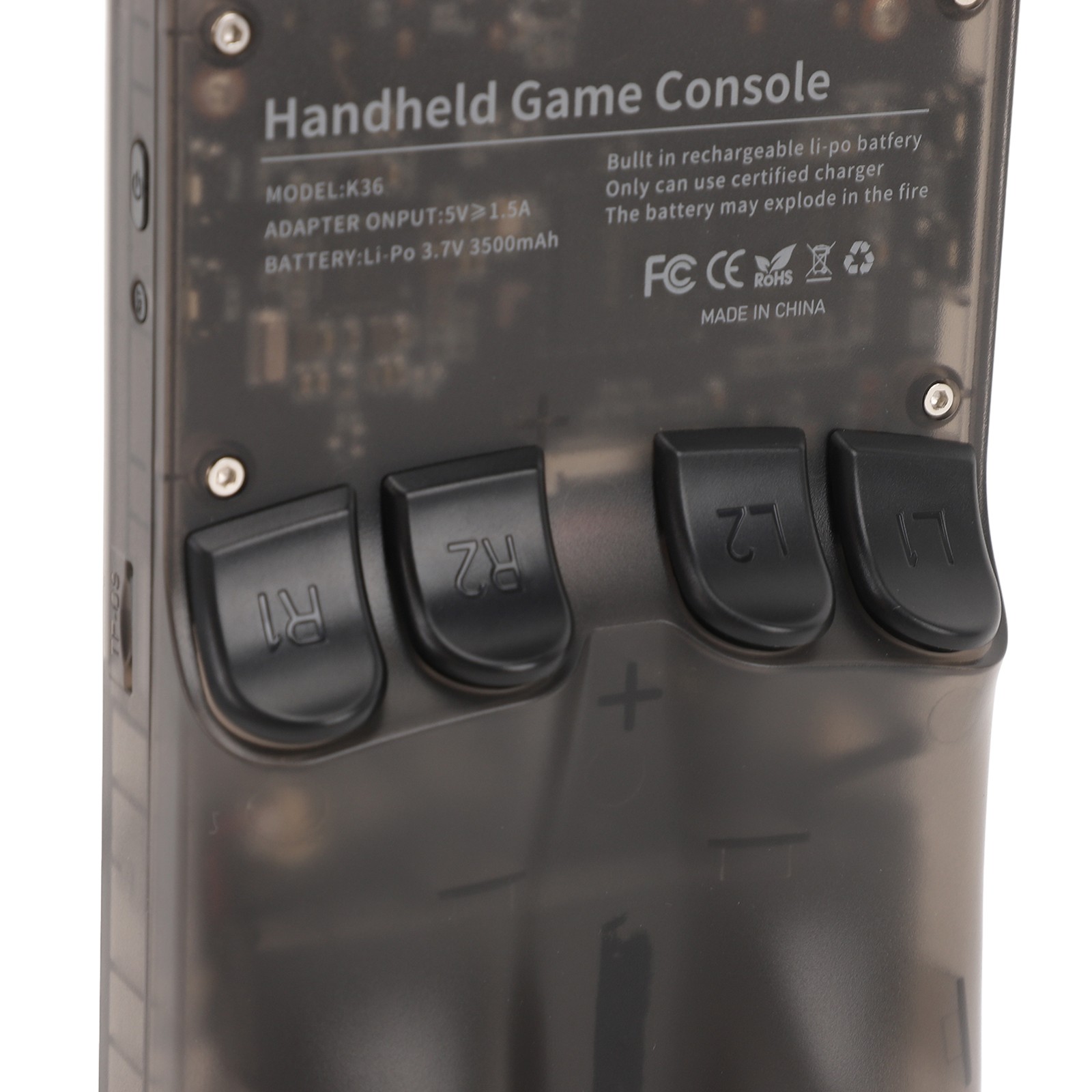 Retro Handheld Game Console 3.5inch 640×480 Screen Dual Joystick 3500mAh