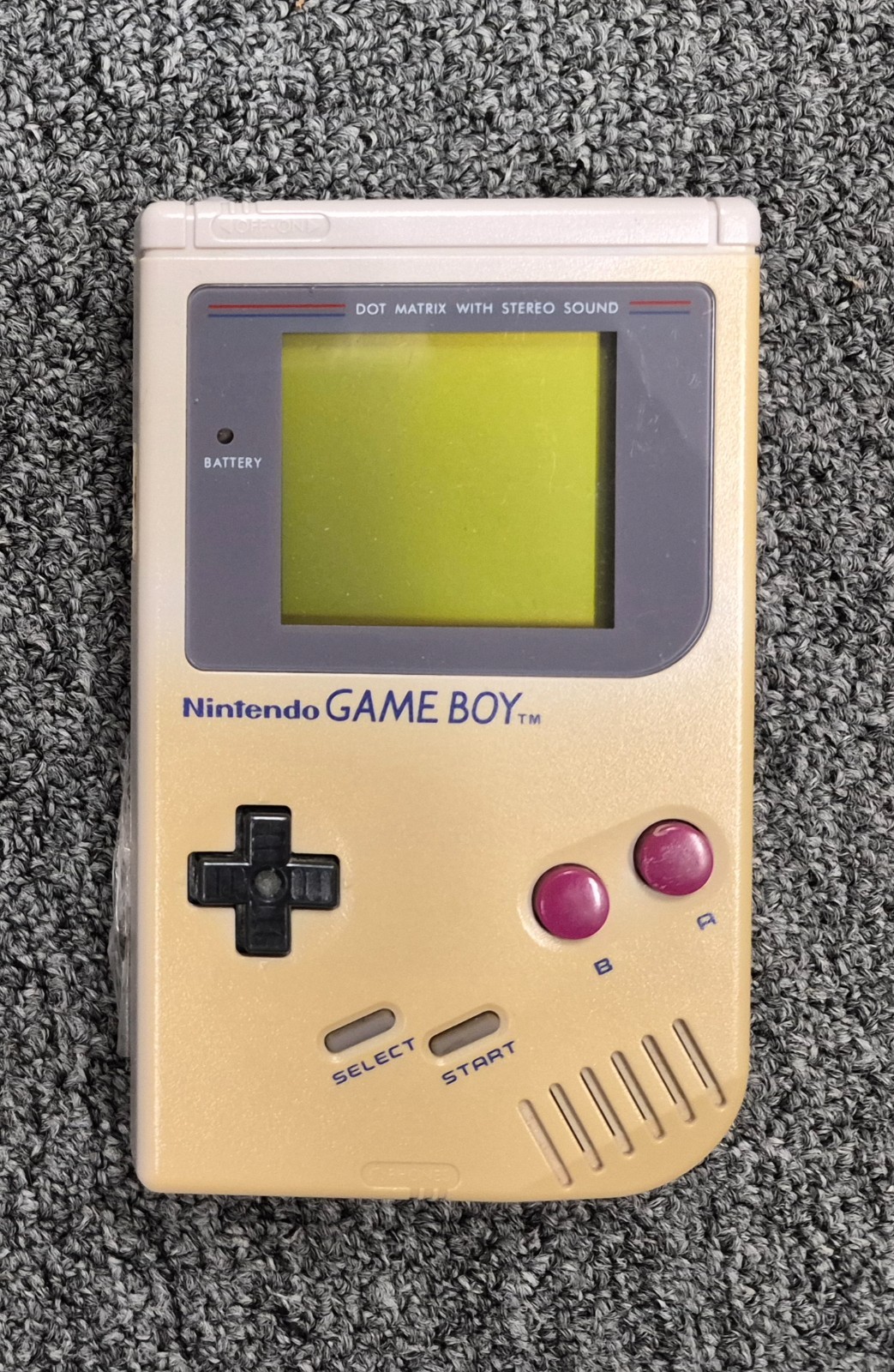 Nintendo Game Boy Launch Edition System Original GB Gray For Parts!