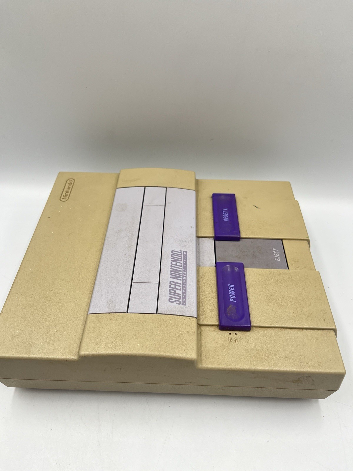 Super Nintendo SNES Console Bundle Oem With Controller All Cables Tested