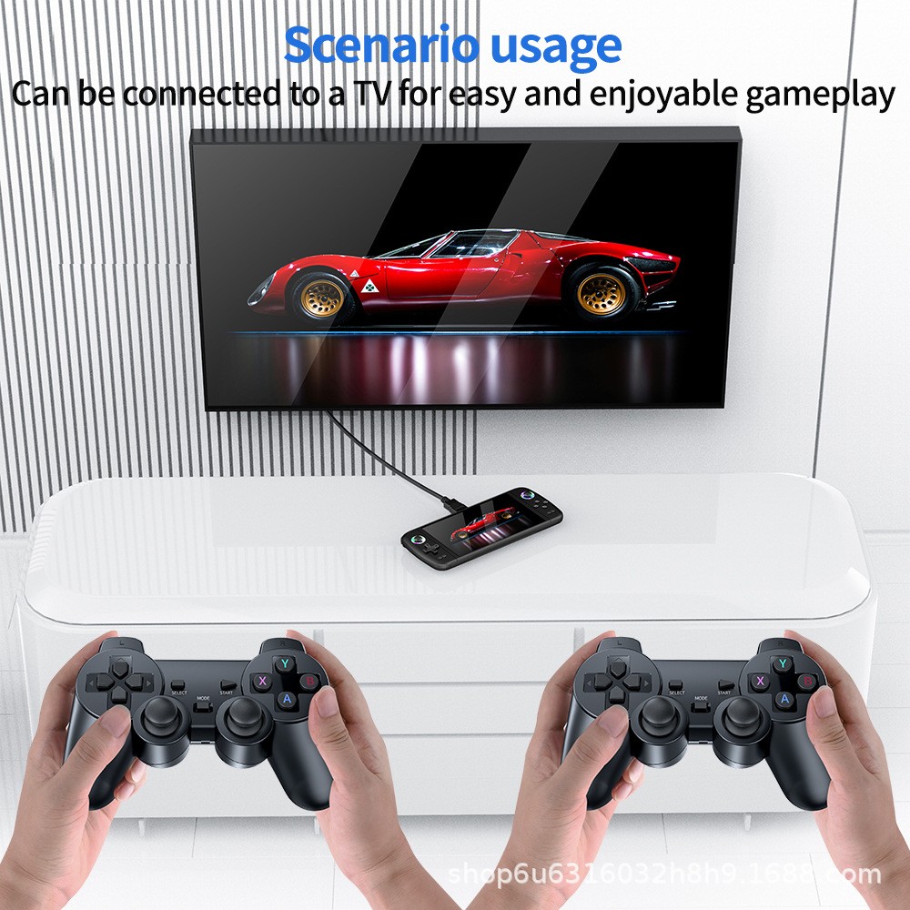 M27 large screen handheld game console connected to TV home video 64/128/256GB