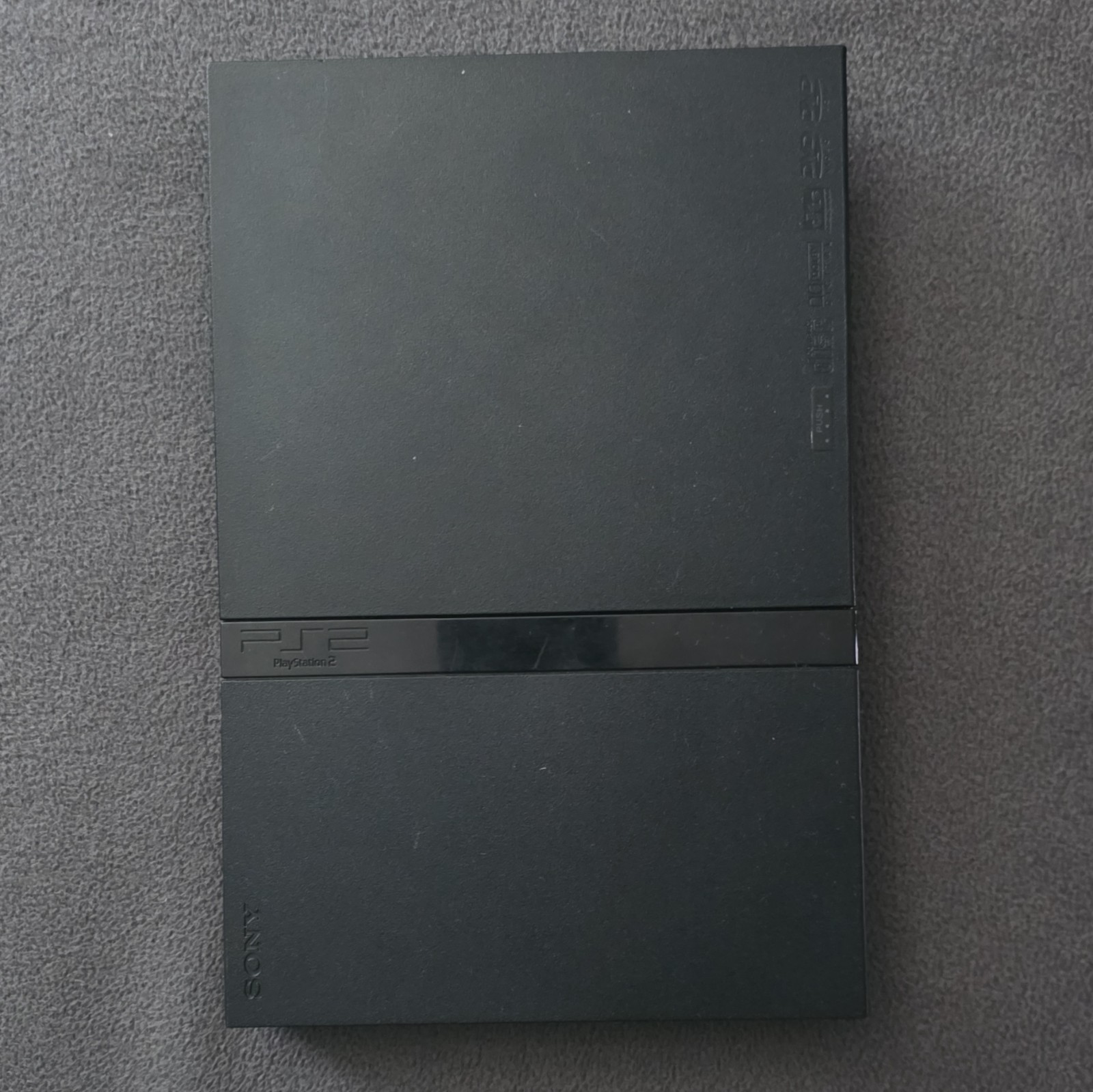 Sony PlayStation 2 Slim SCPH-70012 NTSC Black Console w/ Controller, 8MB Card