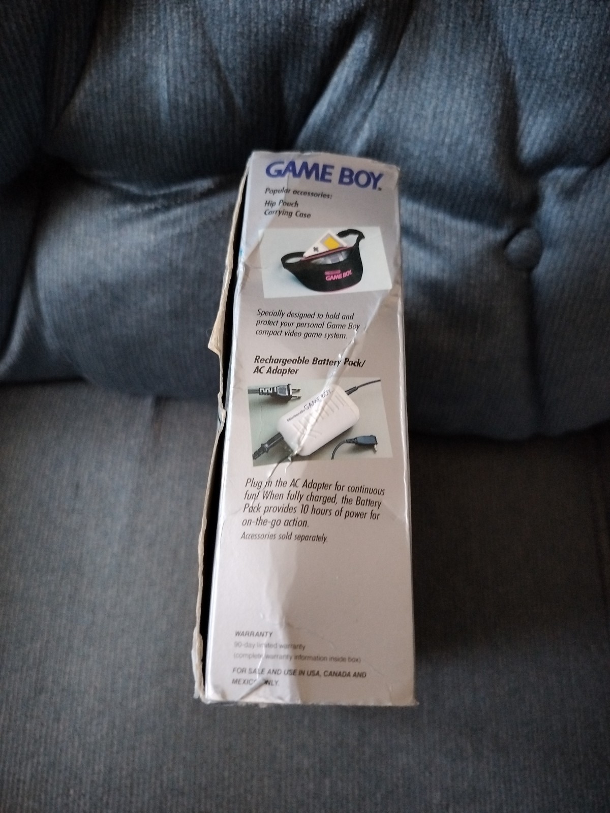 Nintendo Game Boy Launch Edition Handheld System- Gray (IN BOX) READ DESCRIPTION