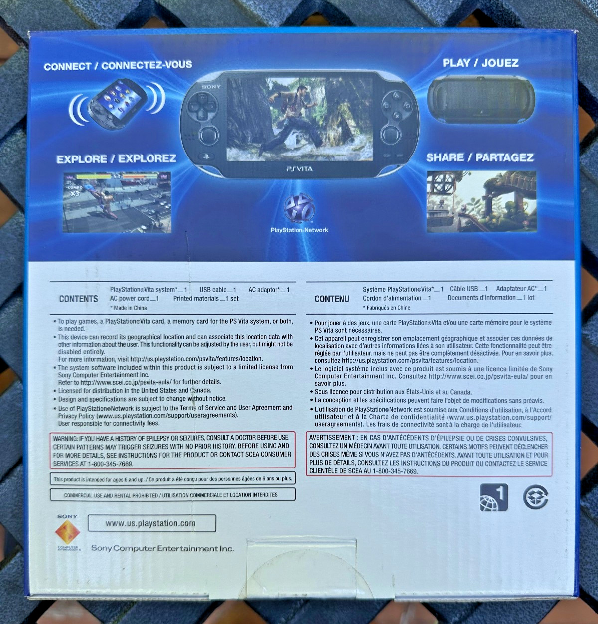 🔥 Sony PlayStation Vita OLED PCH-1001 console North America • BRAND NEW SEALED