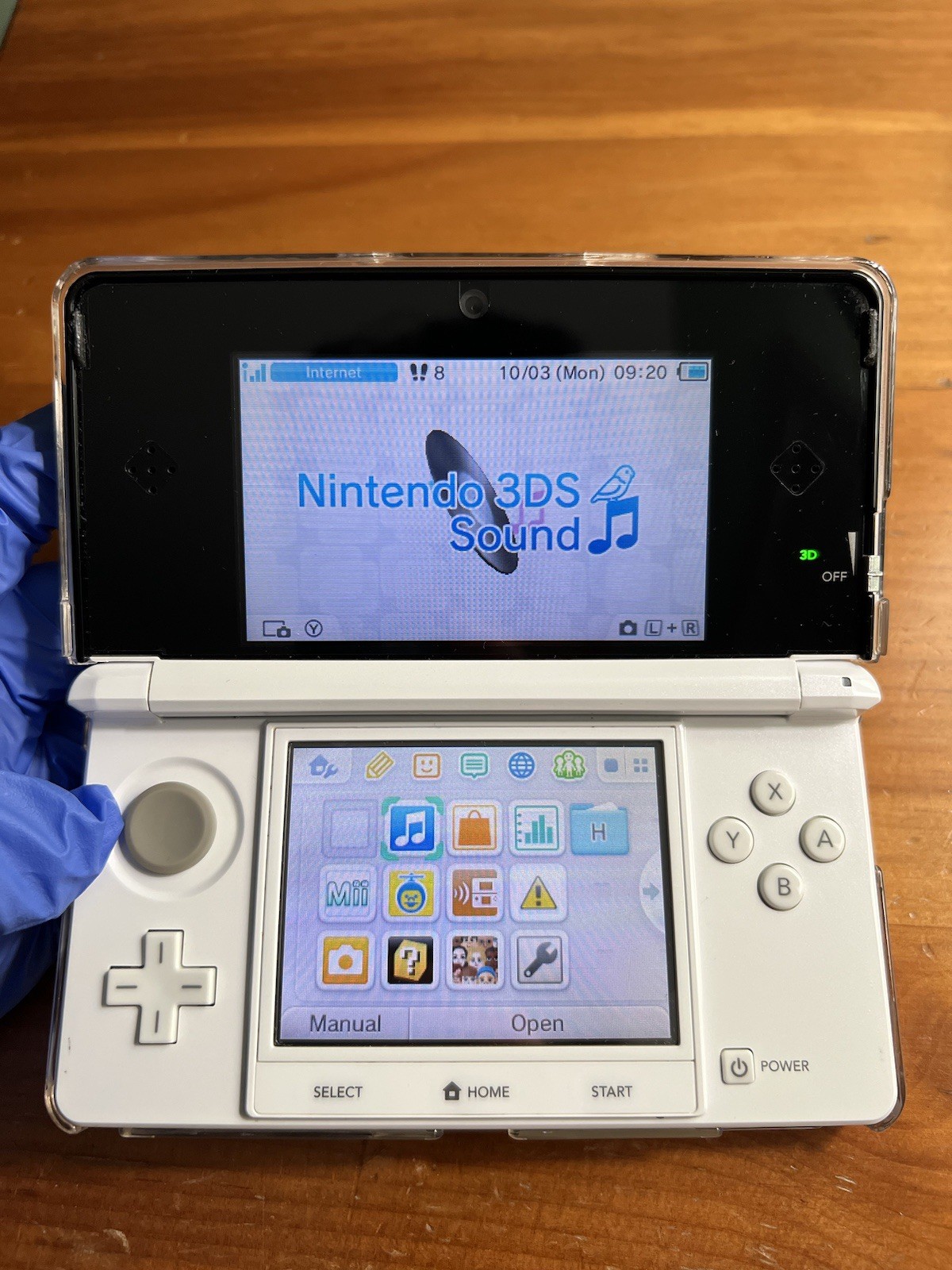 Nintendo 3DS – Ice White Handheld System – Read Description! – Kingdom Hearts