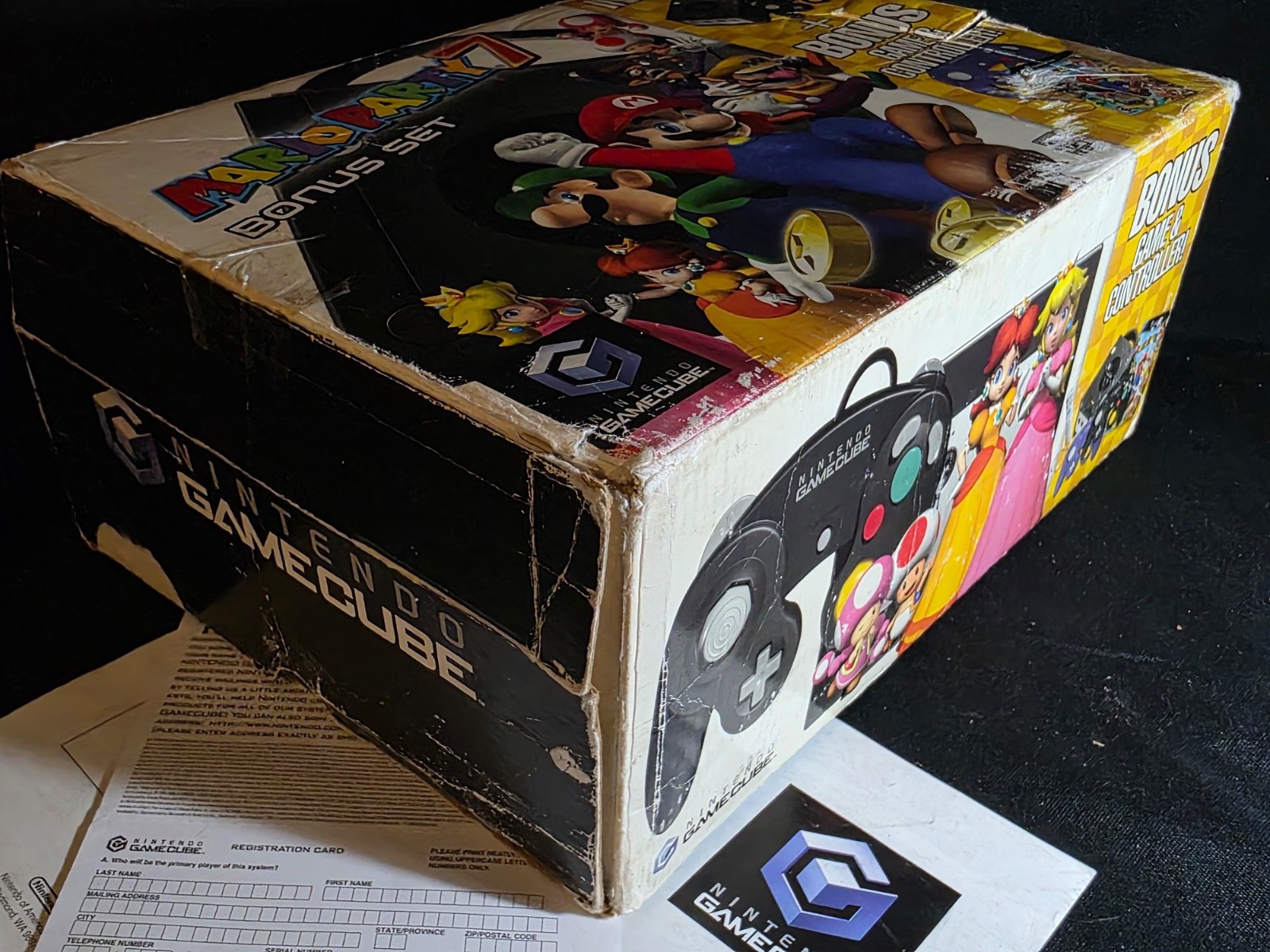 Nintendo GameCube Mario Party 7 Bonus Set In Box