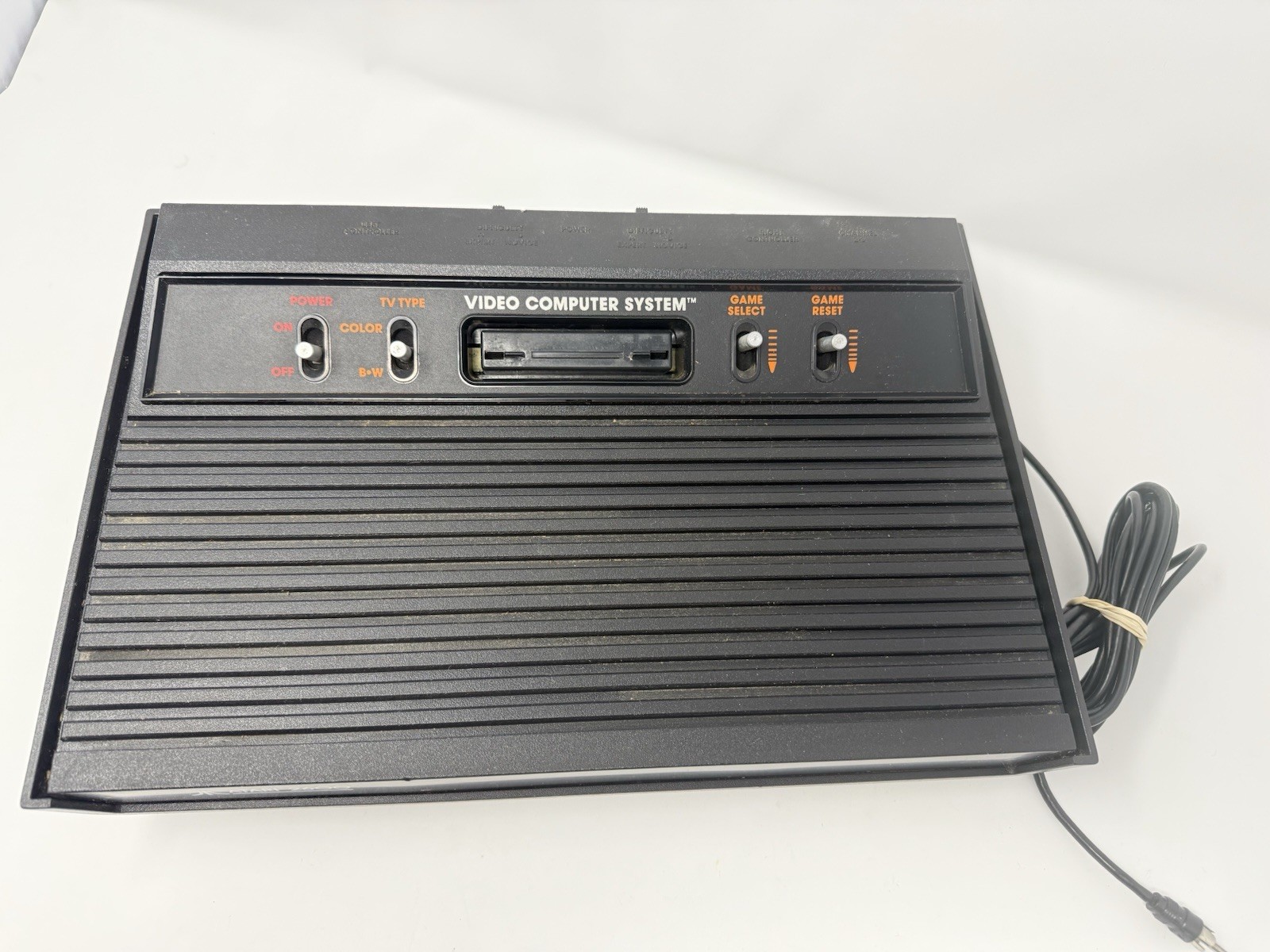 Atari 2600 Black Game Console with Games And Controllers All Untested