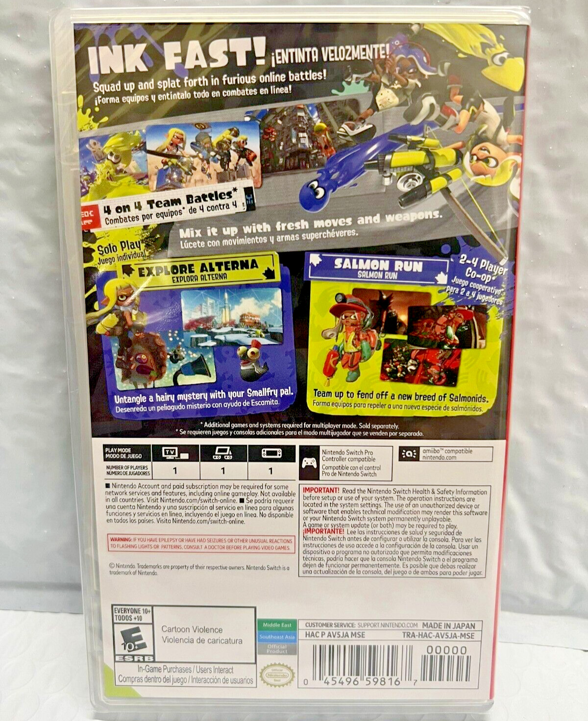 Splatoon 3 Switch Brand New Game Special (Multiplayer, 2022 Shooter)