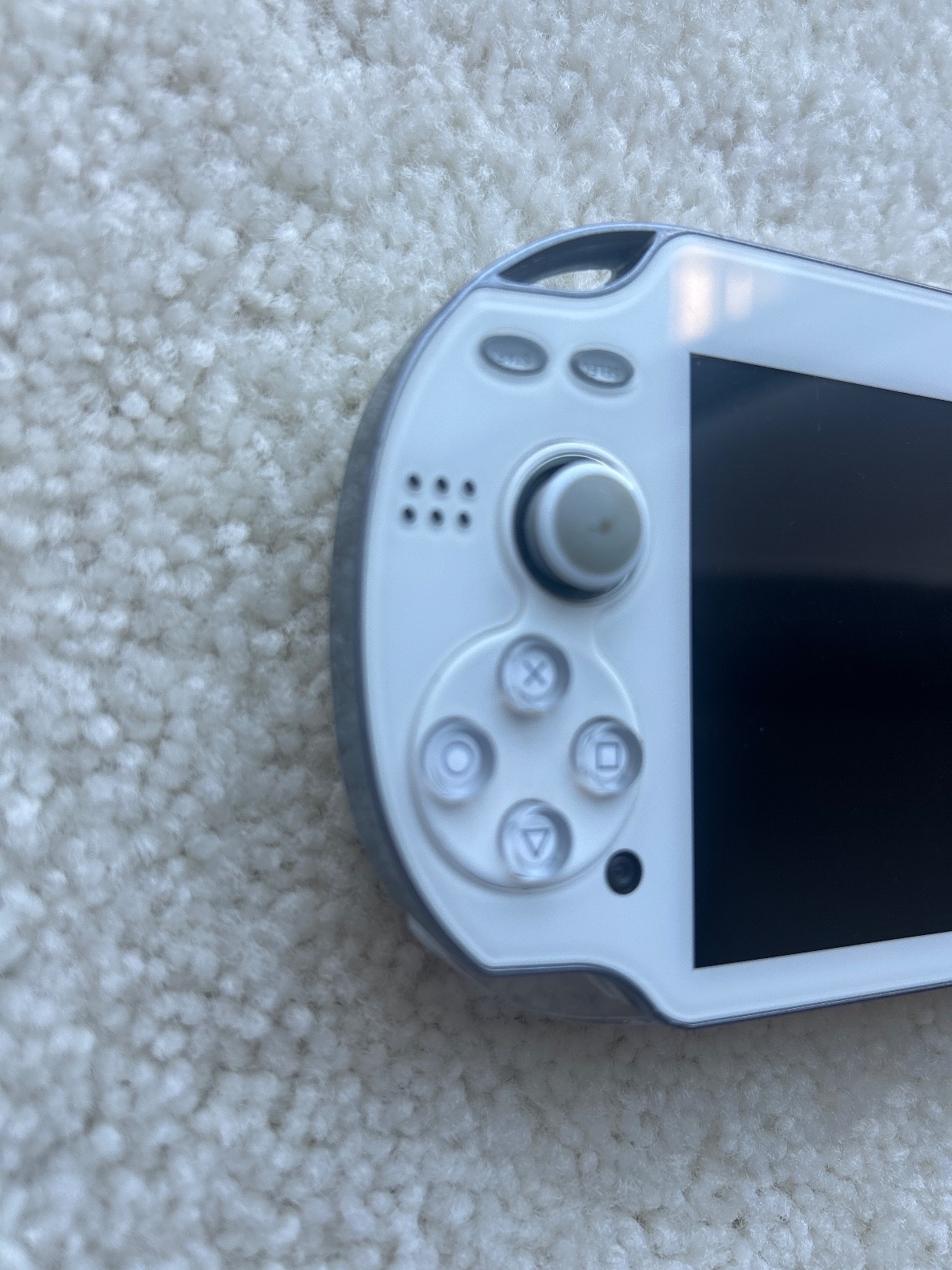 Playstation PS Vita PCH-1001 OLED White Console Lot w/2 Memory Cards Pls READ