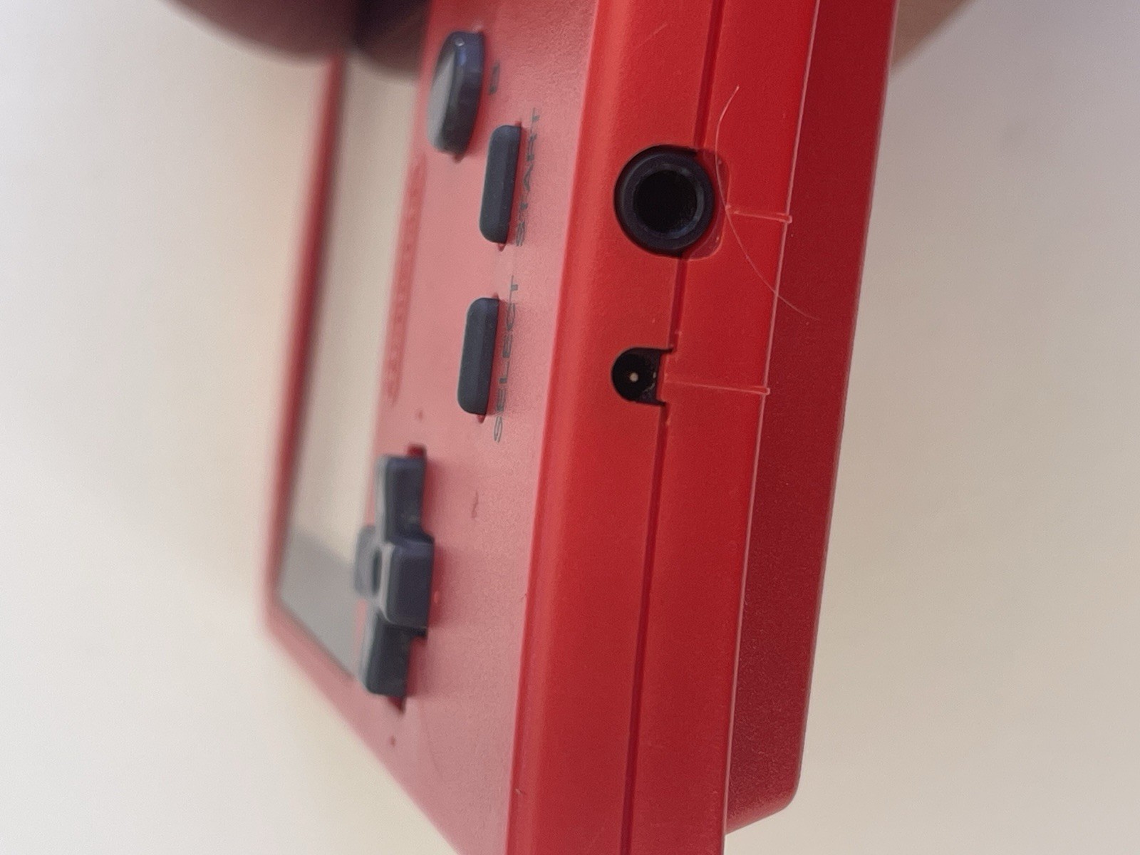Nintendo Game Boy Pocket Red Handheld System Headphone Jack MGB-001