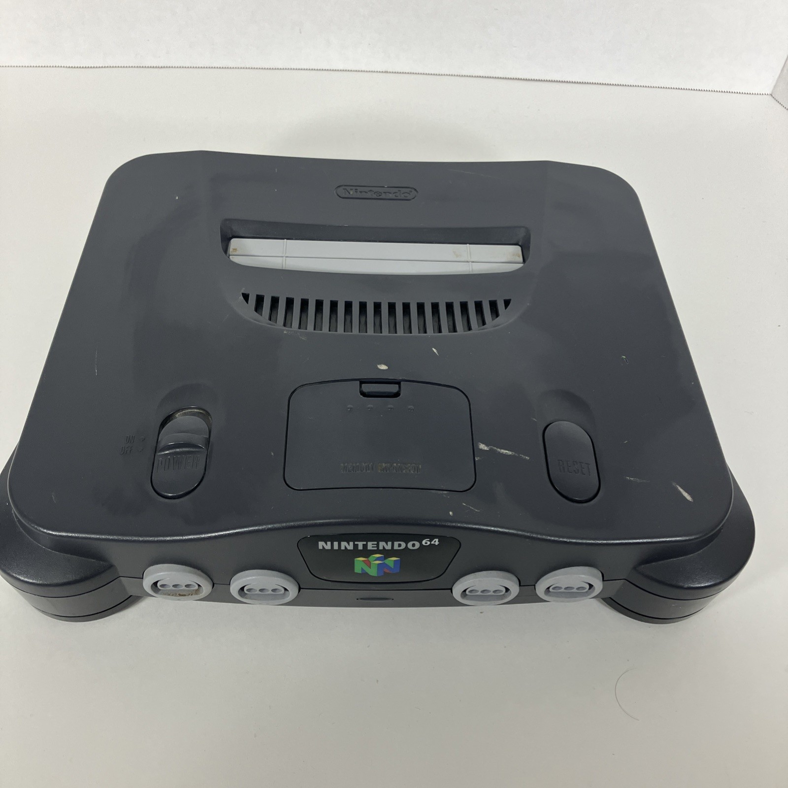 Nintendo 64 Black Console Only NUS-001 WORKS
