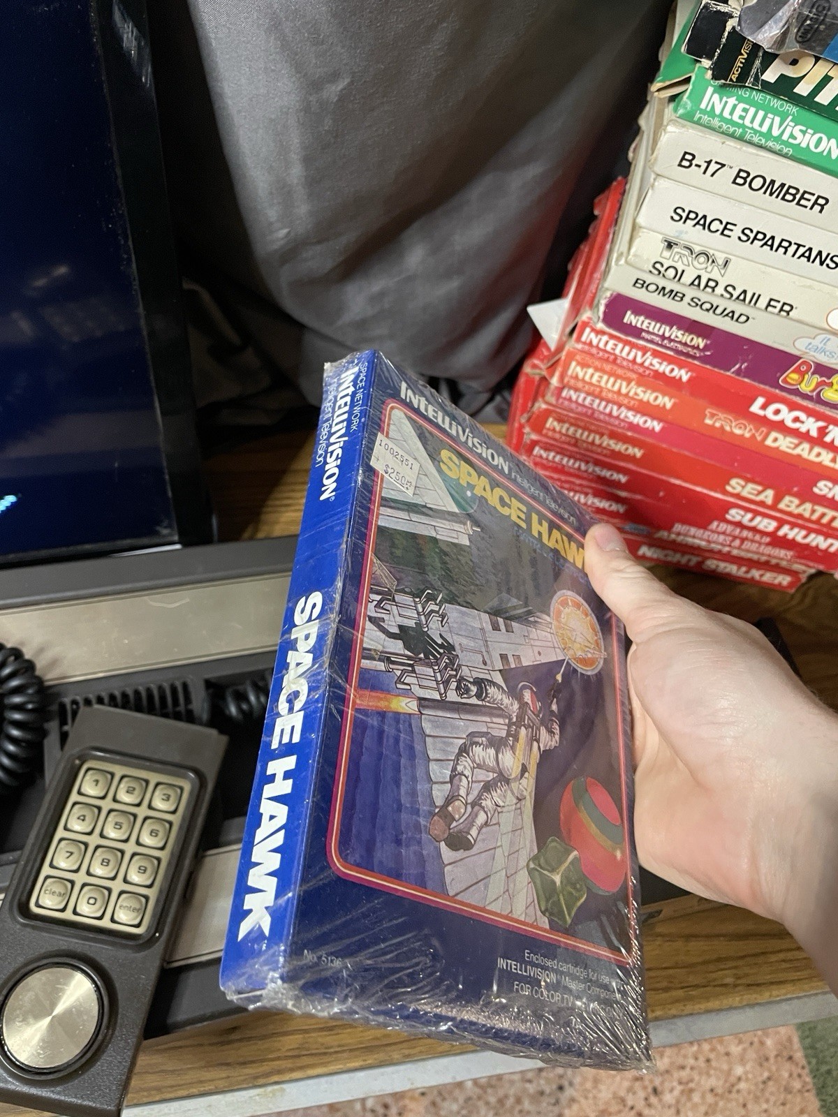 Intellivision Game Console Composite Mod + 32 CIB Games, Multicart, Intellivoice