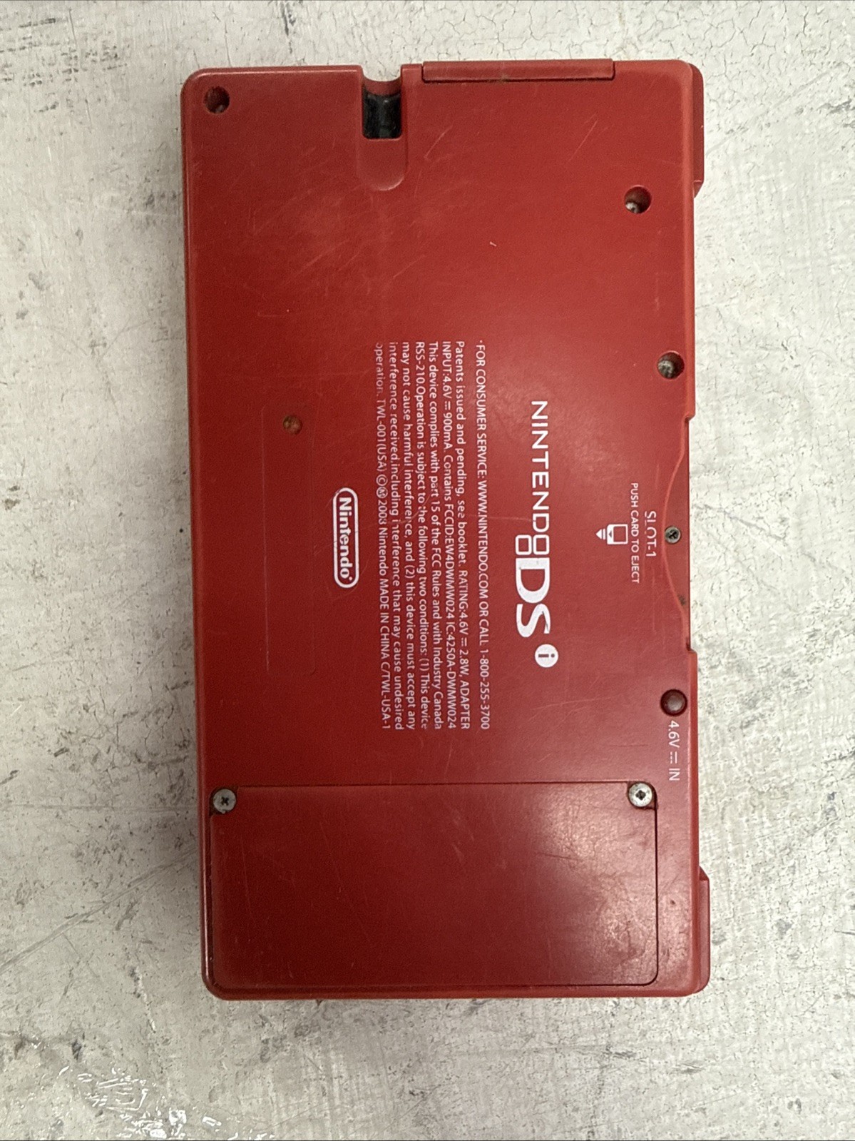 Nintendo DSi Launch Edition Matte Red Handheld System