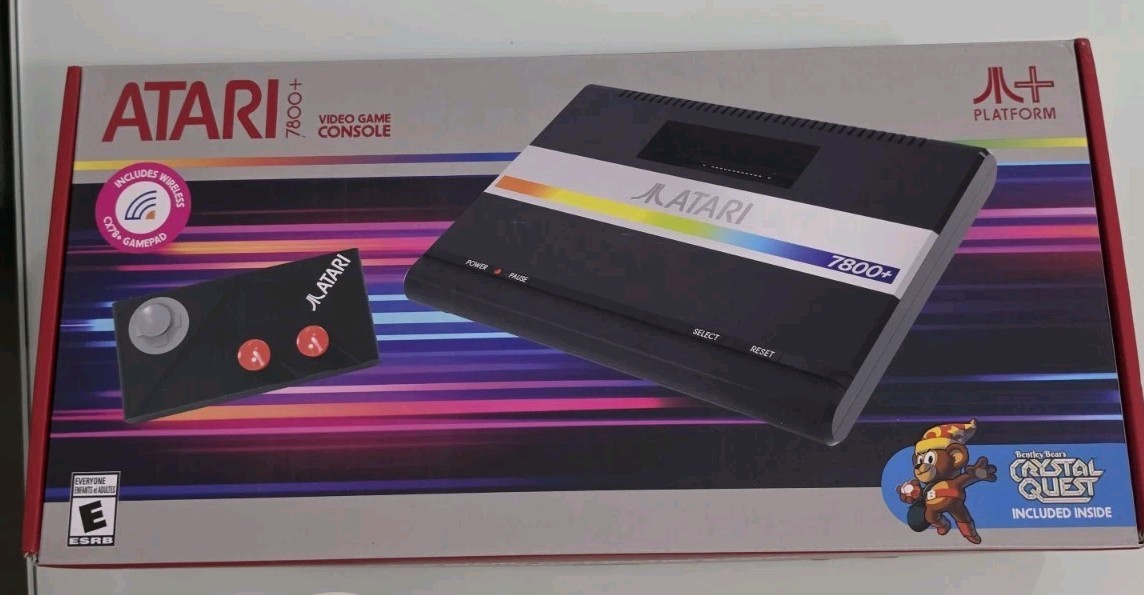 NEW – Atari 7800+ Plus Video Game Console Bundle Game Controller HDMI
